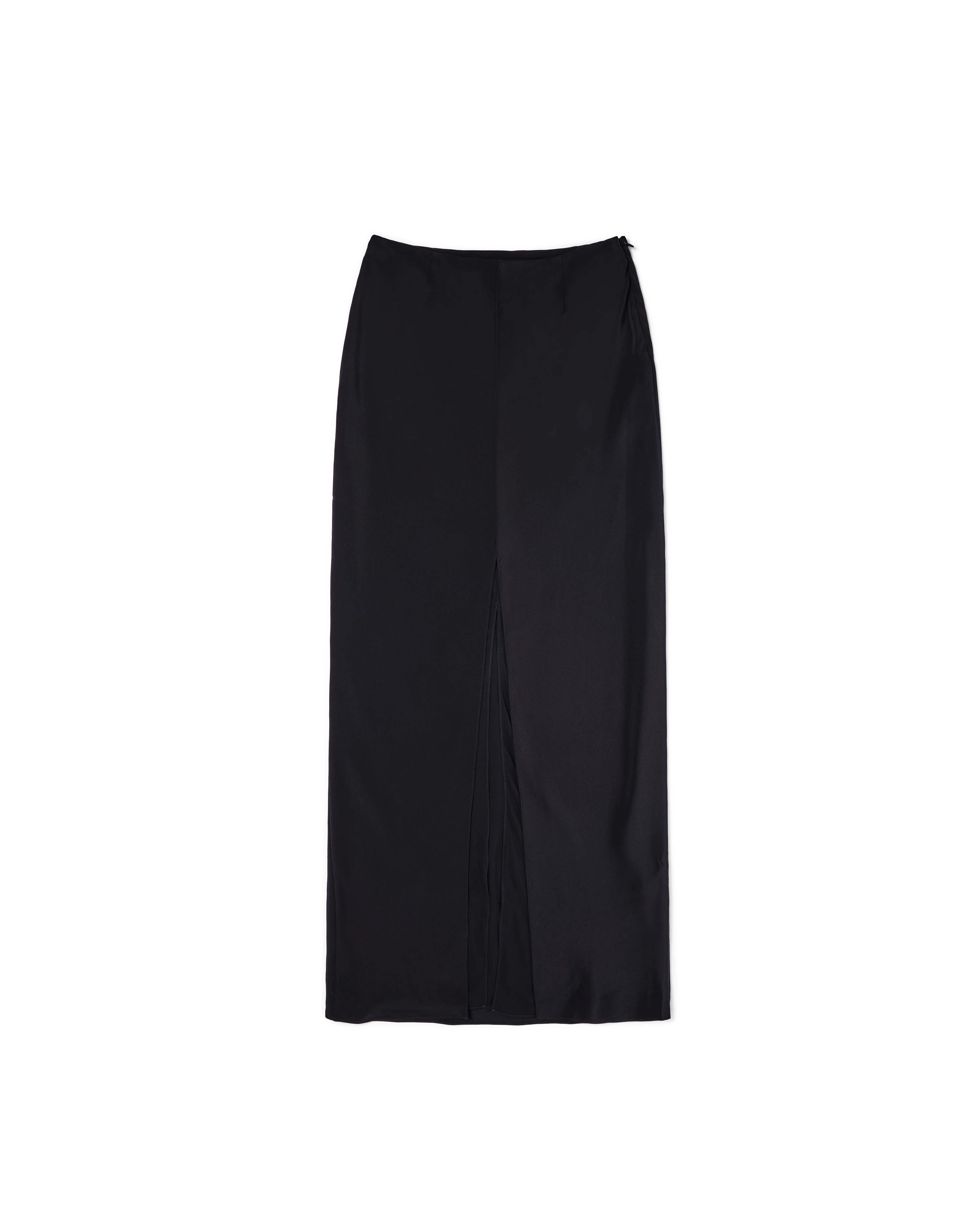 Alana Skirt - Black Silk - Image 3