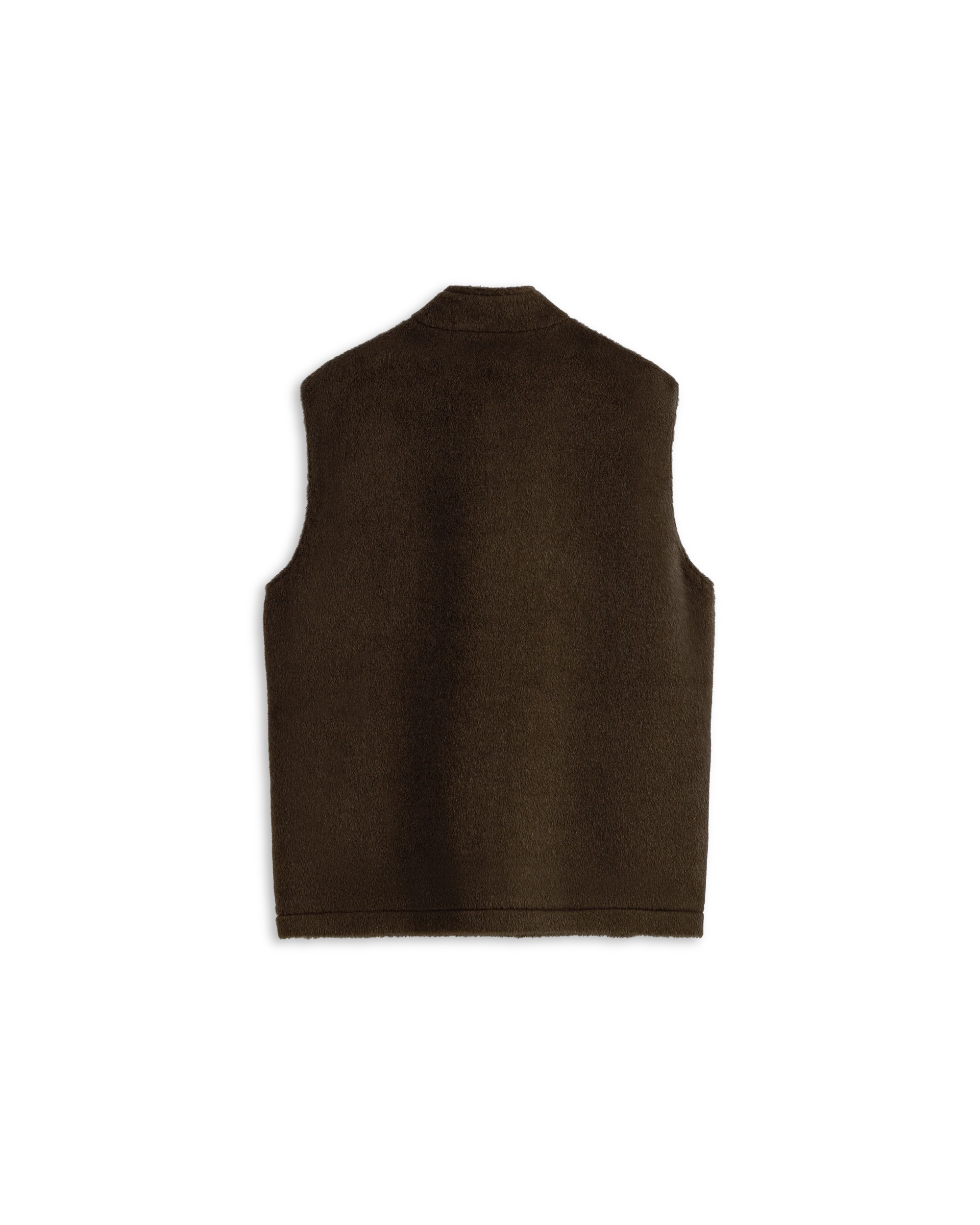 Alpaca Vest - Brown - Image 3