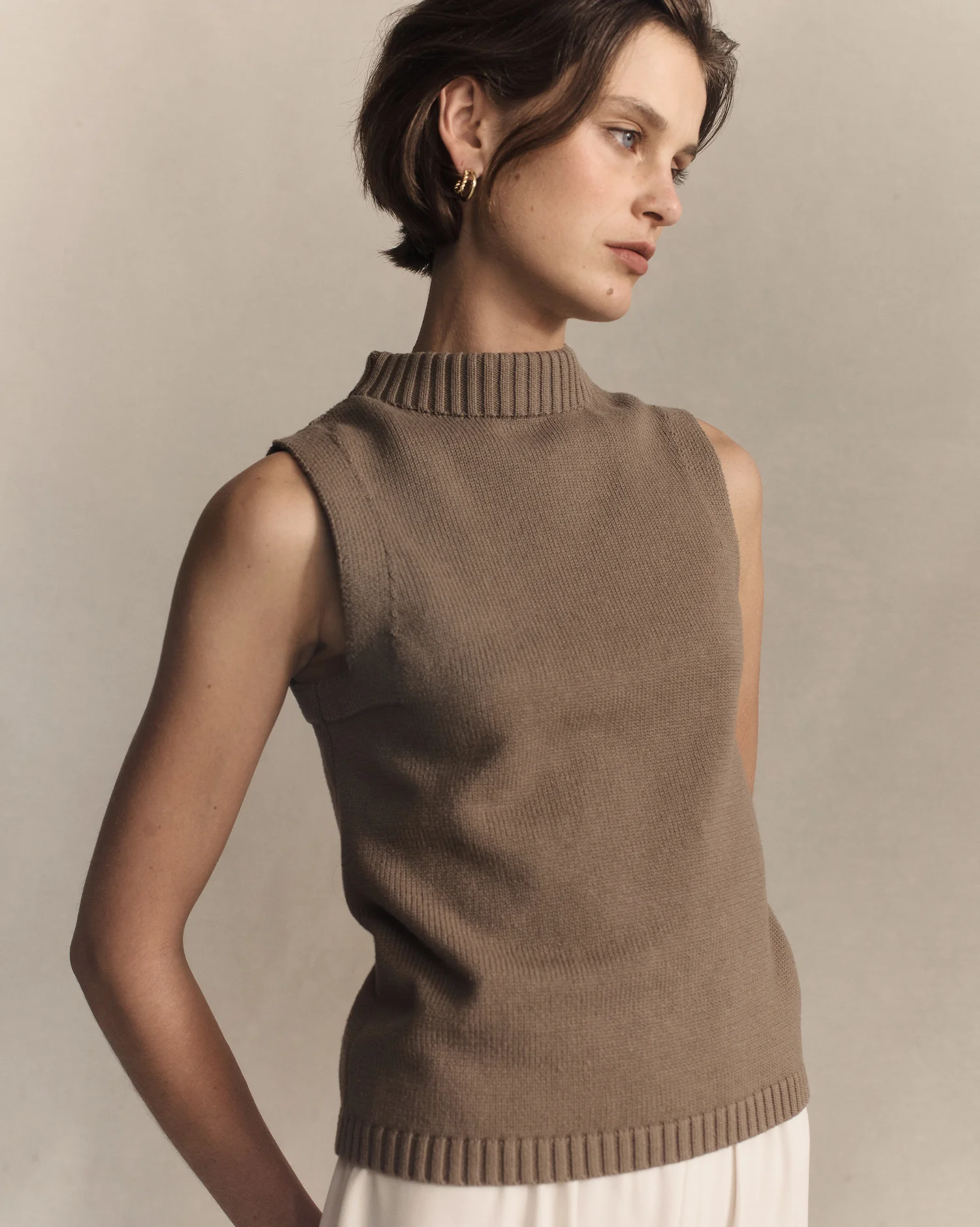 Annie Top - Taupe - Image 6
