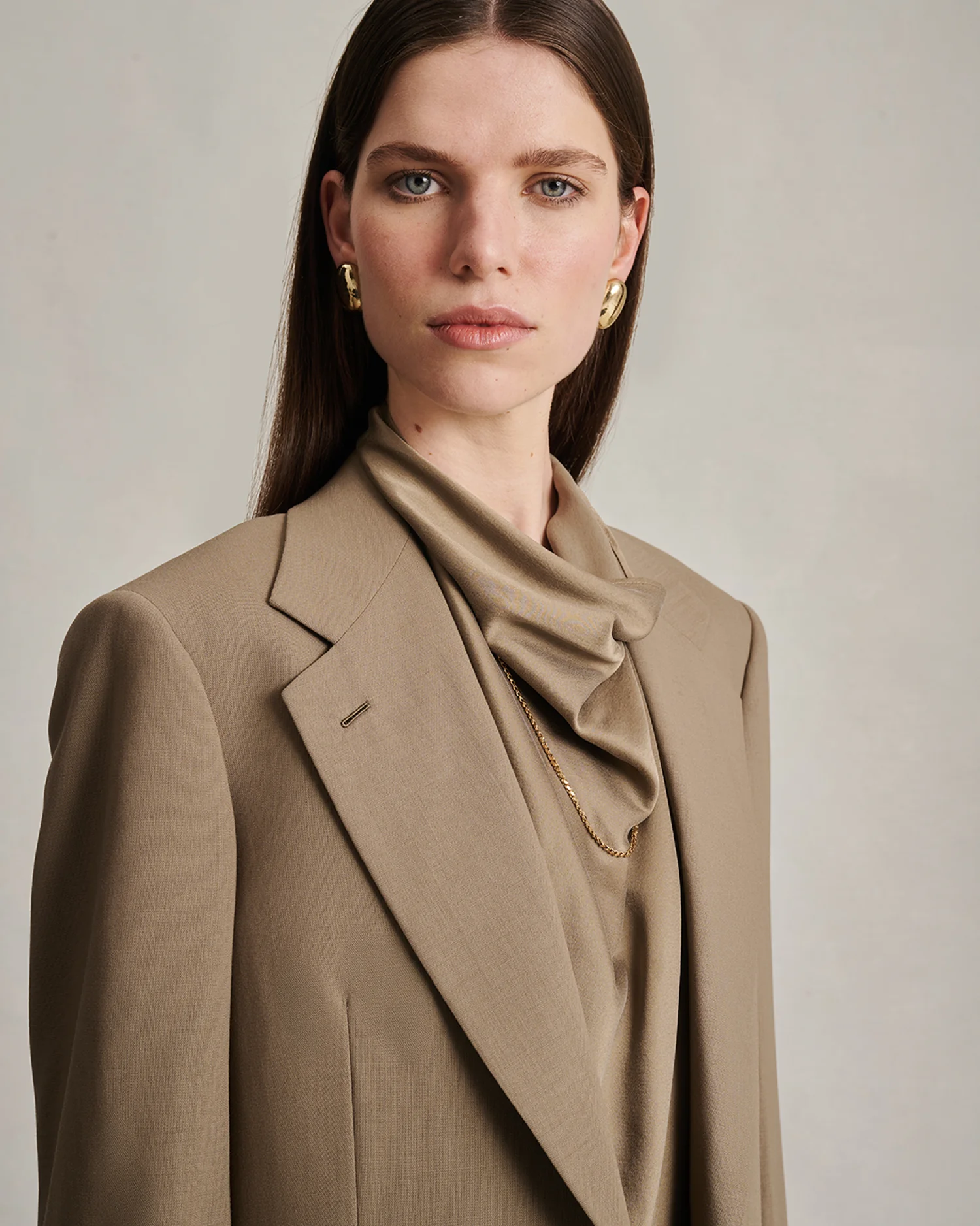 Ava Blazer - Taupe - Image 5