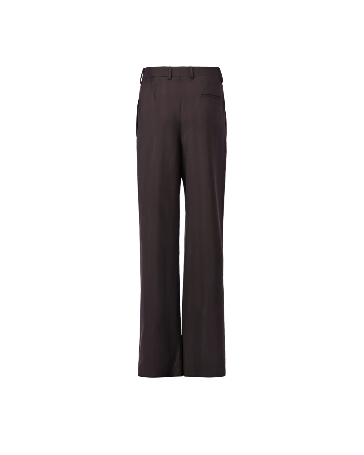 Ava Pleated Trouser - Espresso - Image 3