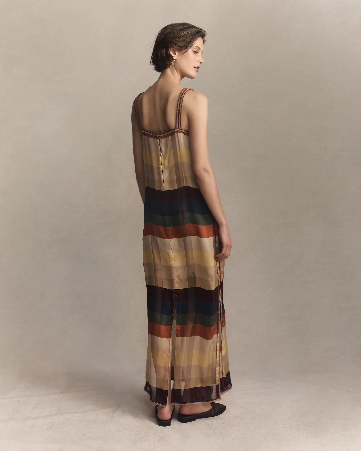 Bebé Maxi Dress - Venetian Stripe - Image 3