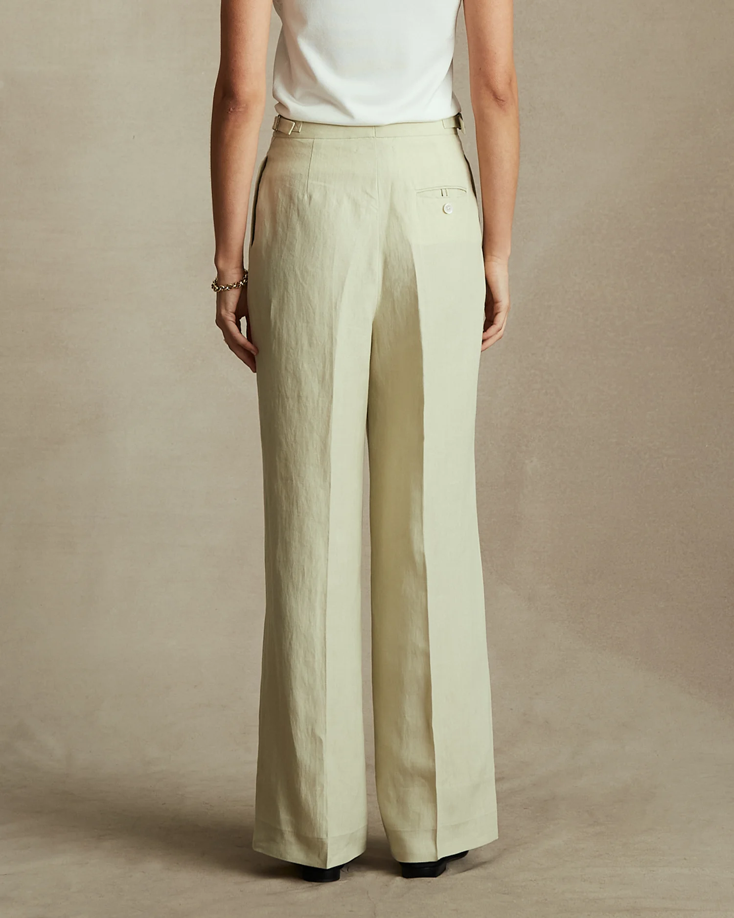 Beige Linen Perriand Trousers - Image 4