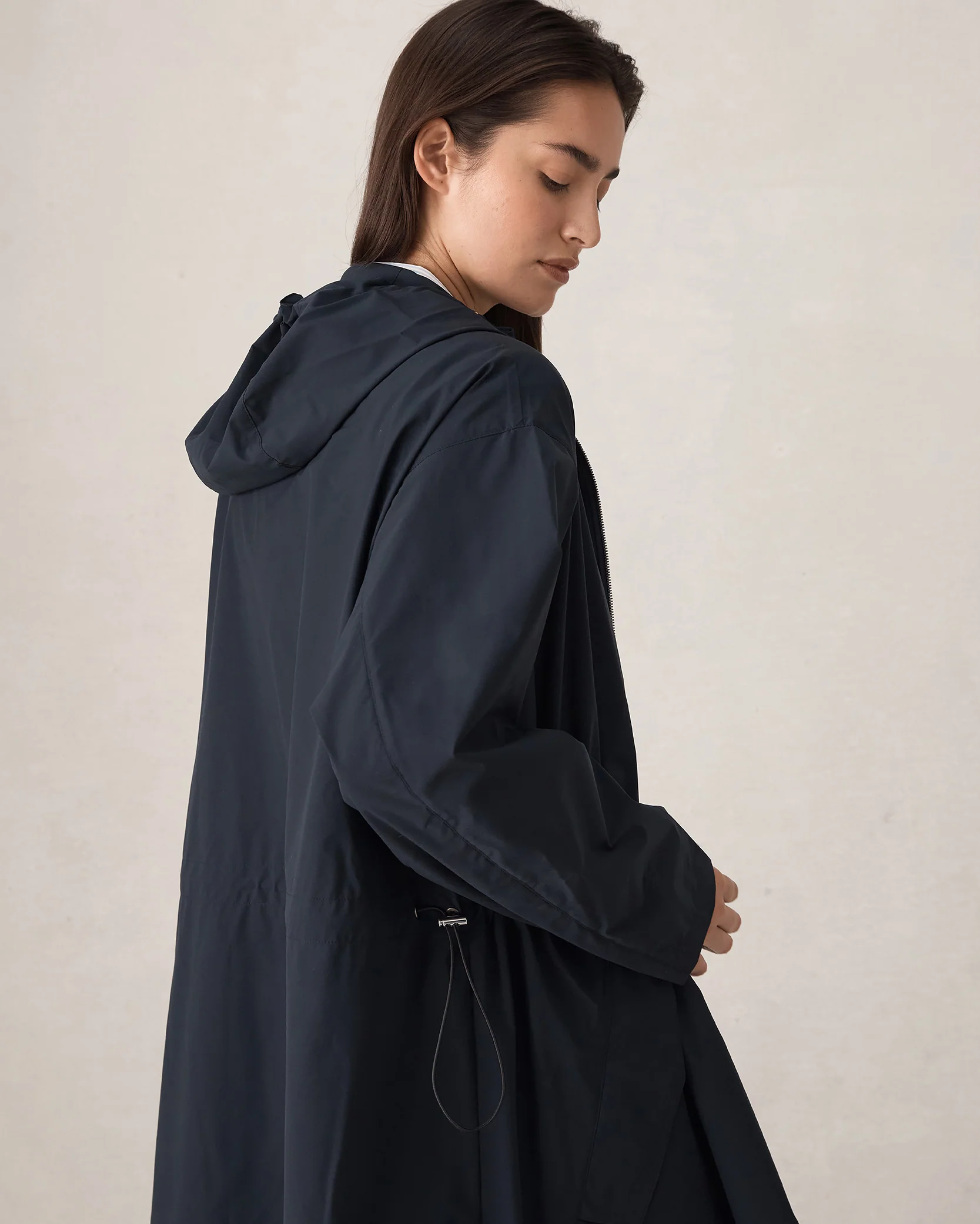 Bez Femme Rain Mac - Navy - Image 6