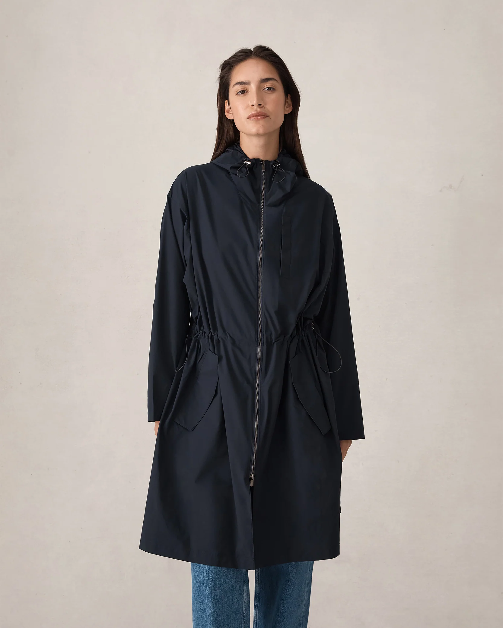 Bez Femme Rain Mac - Navy - Image 7