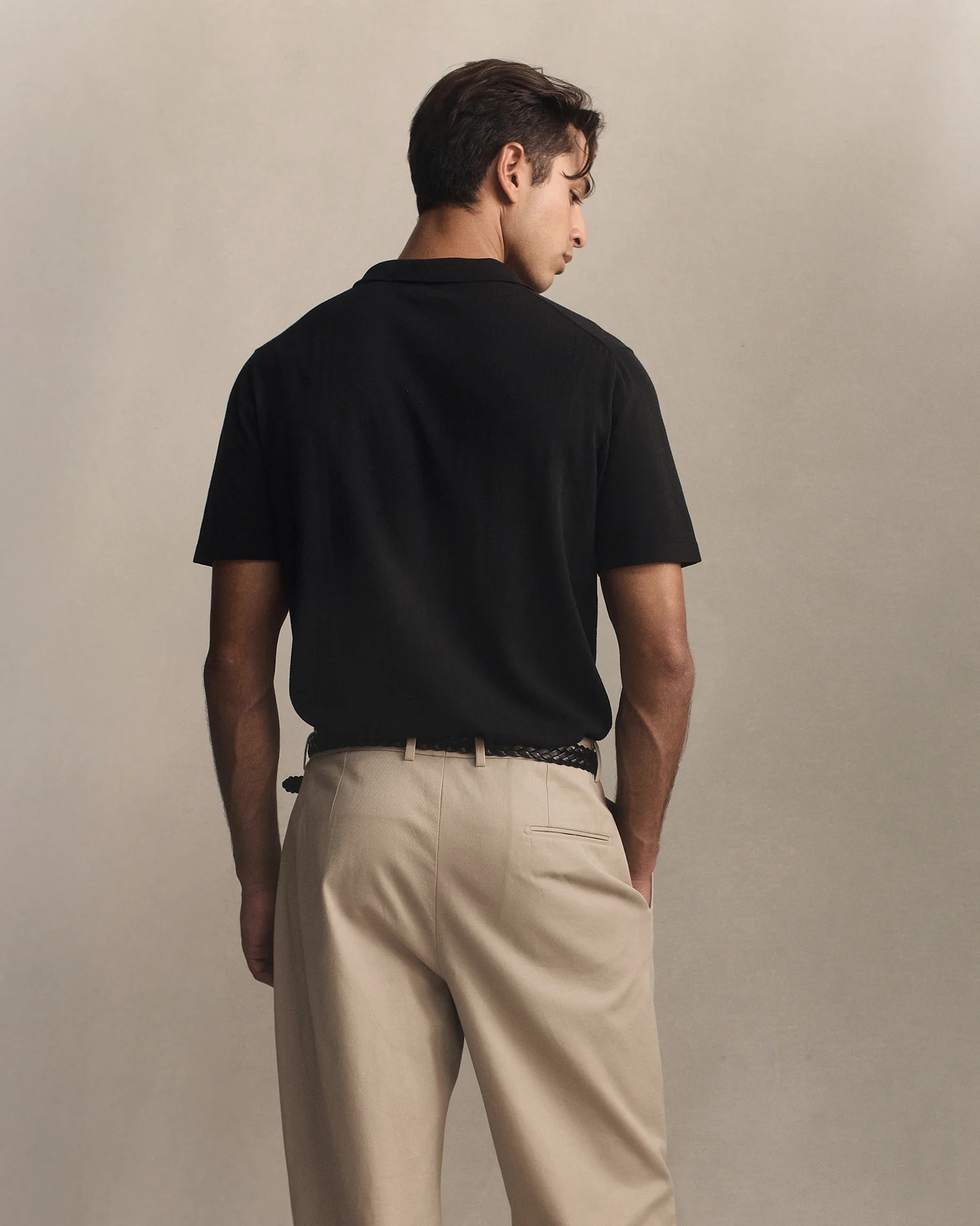 Ice Cotton Polo - Black - Image 3