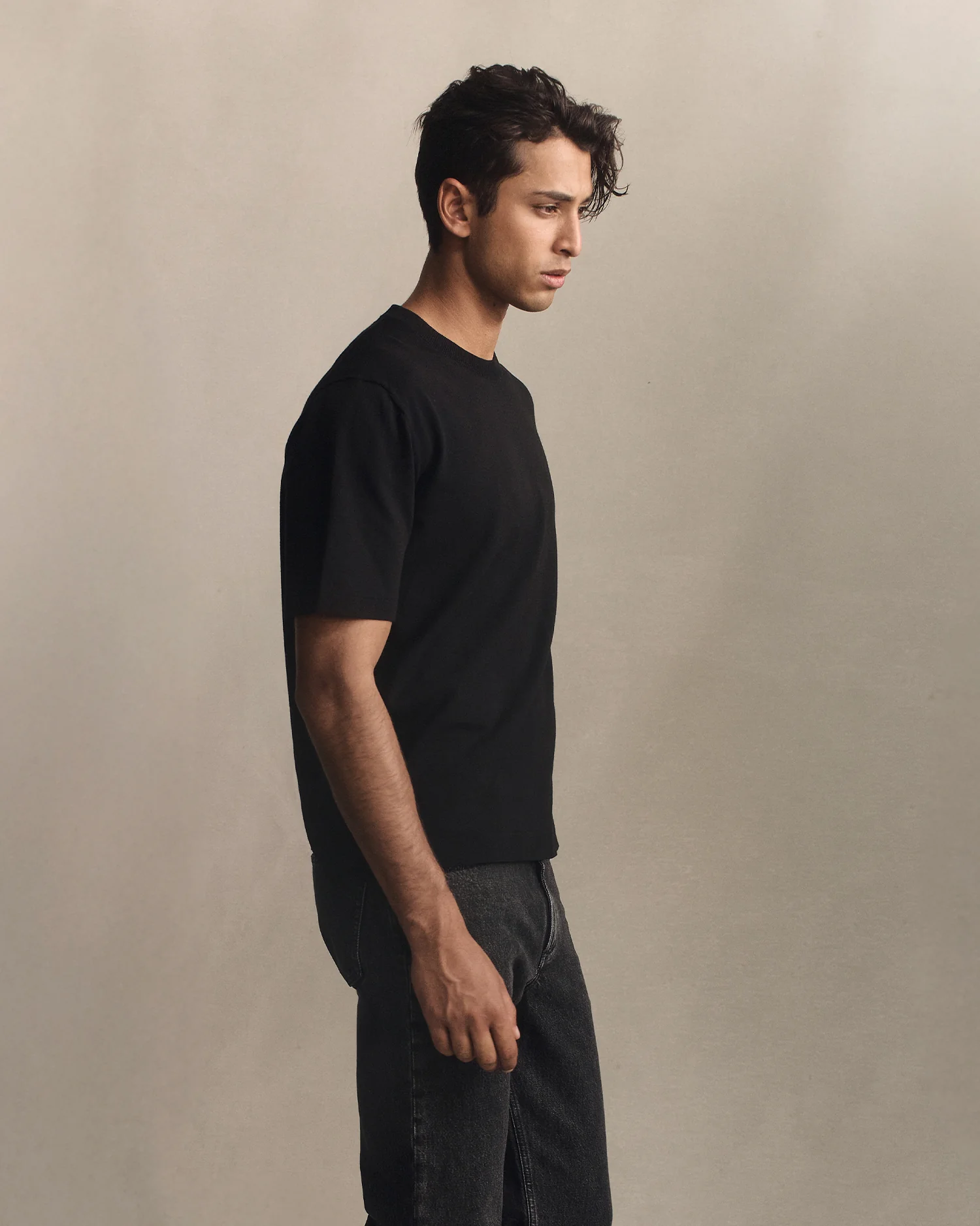 Ice Cotton Tee - Black - Image 3
