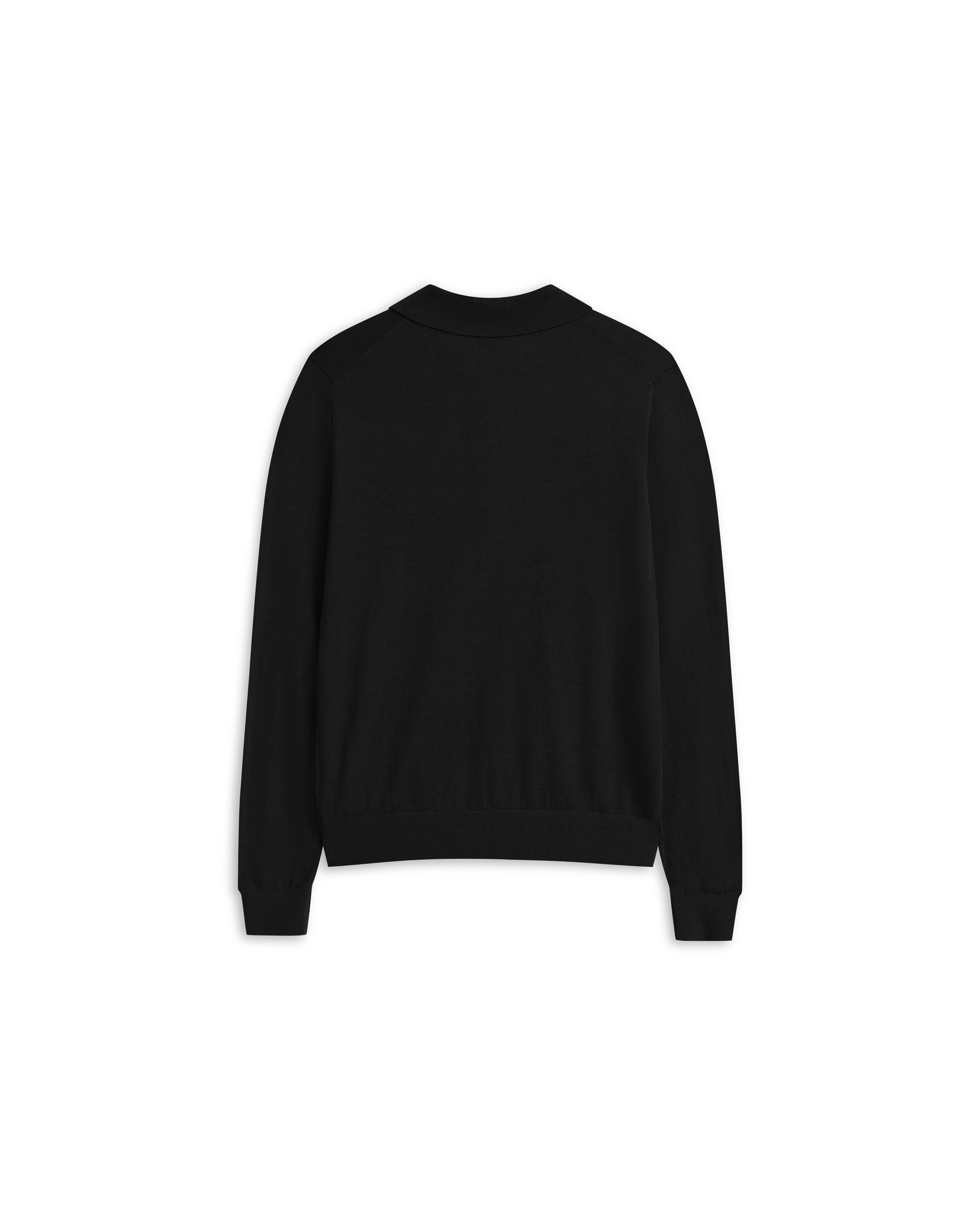 Merino Quarter Zip - Black - Image 3