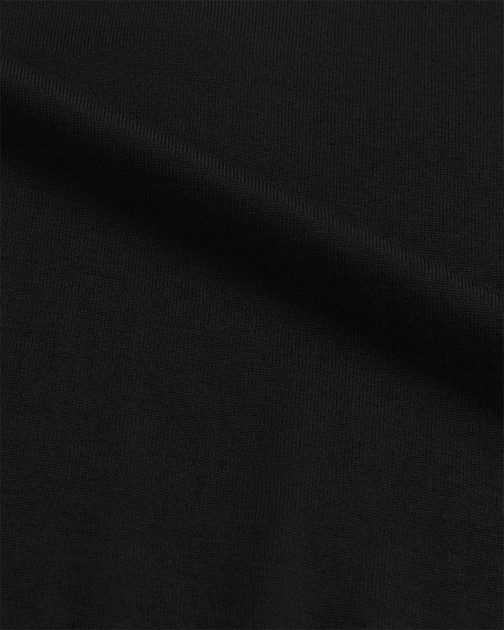 Merino Quarter Zip - Black - Image 8