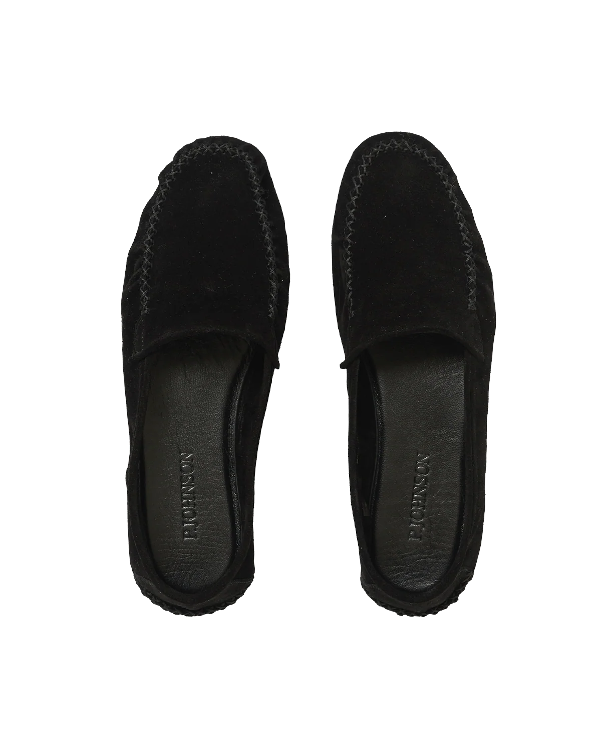 Soft Moccasin - Black Suede - Image 3