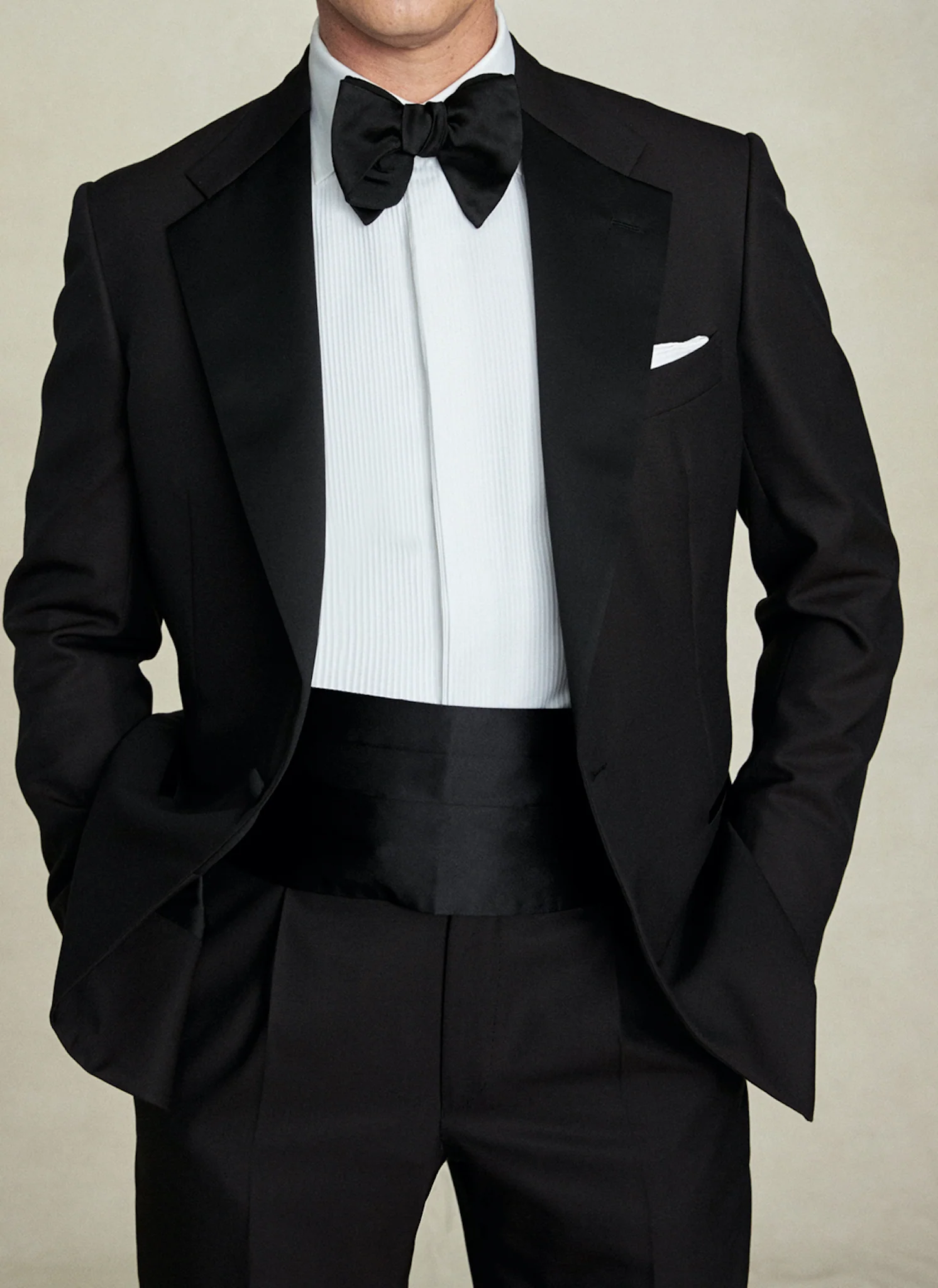 Cummerbund - Black Satin - Image 3
