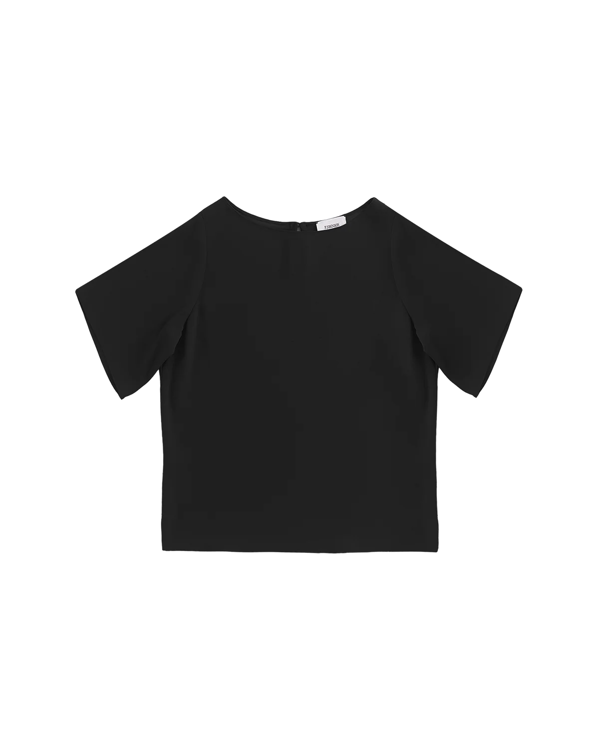 Boat Neck Top - Black - Image 5