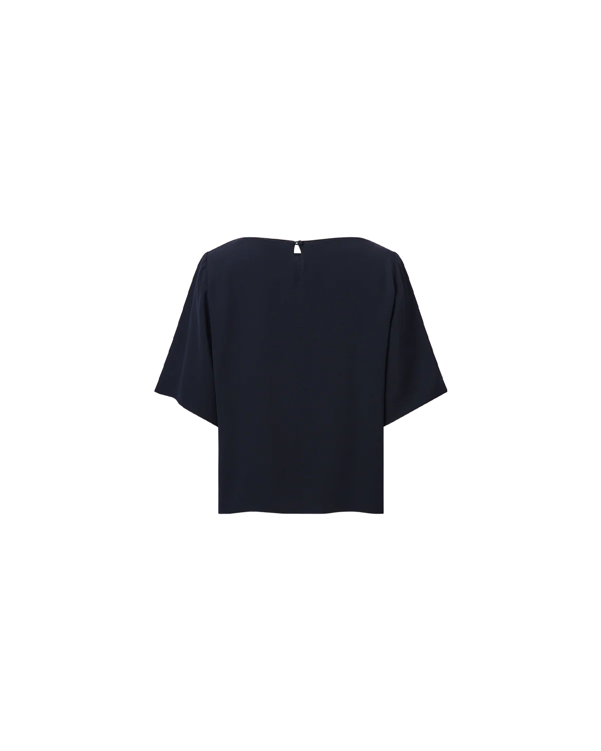 Boat Neck Top - Navy - Image 3