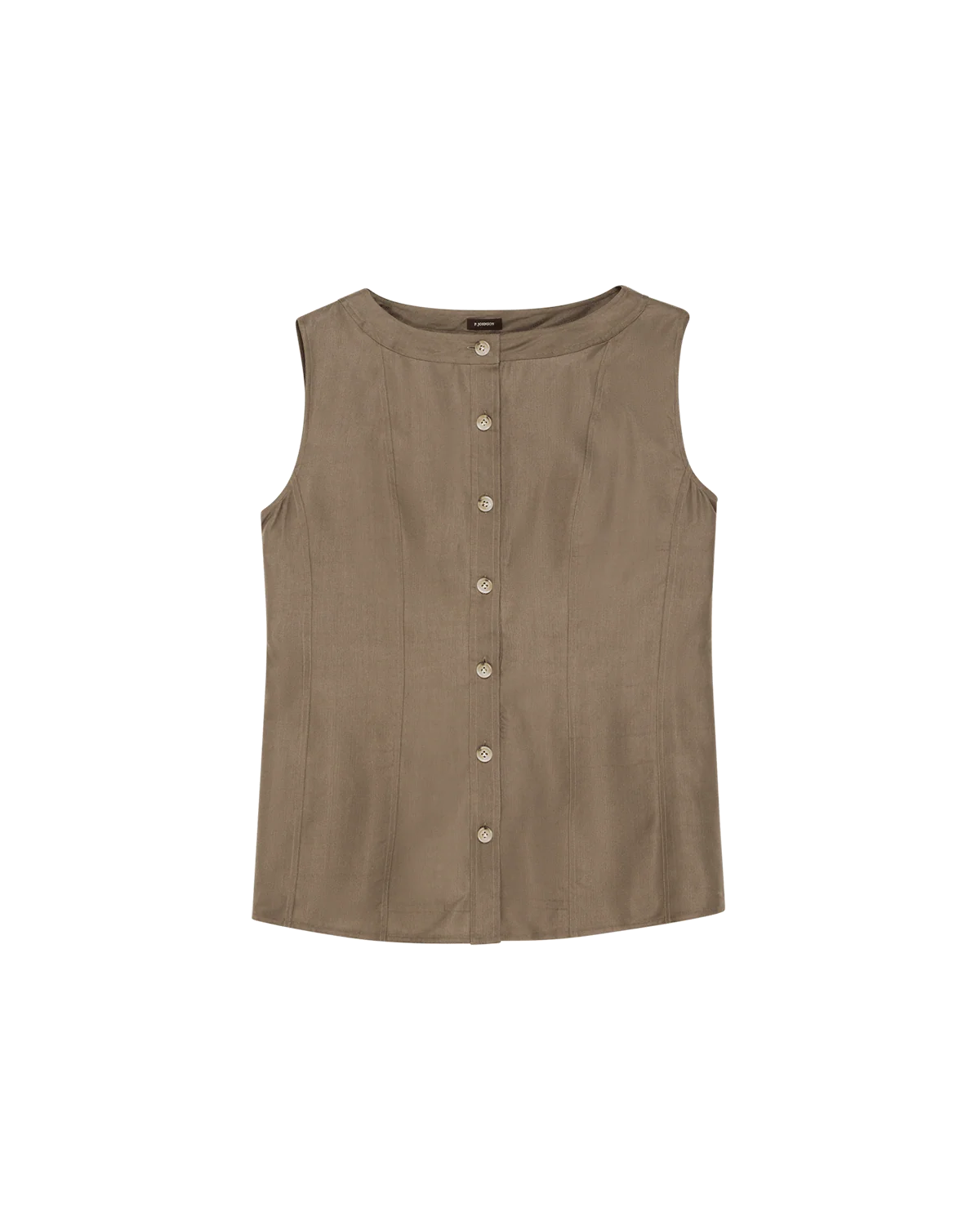 Bodice Top - Taupe Dupioni - Image 6