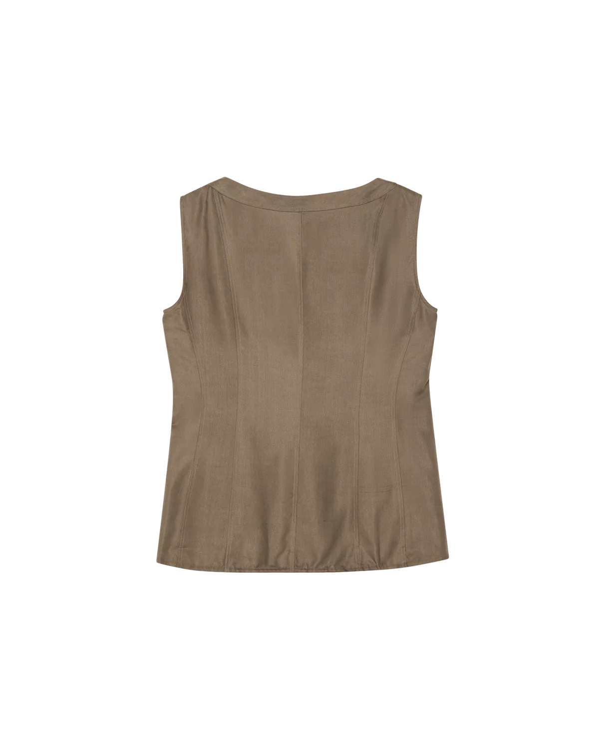 Bodice Top - Taupe Dupioni - Image 7