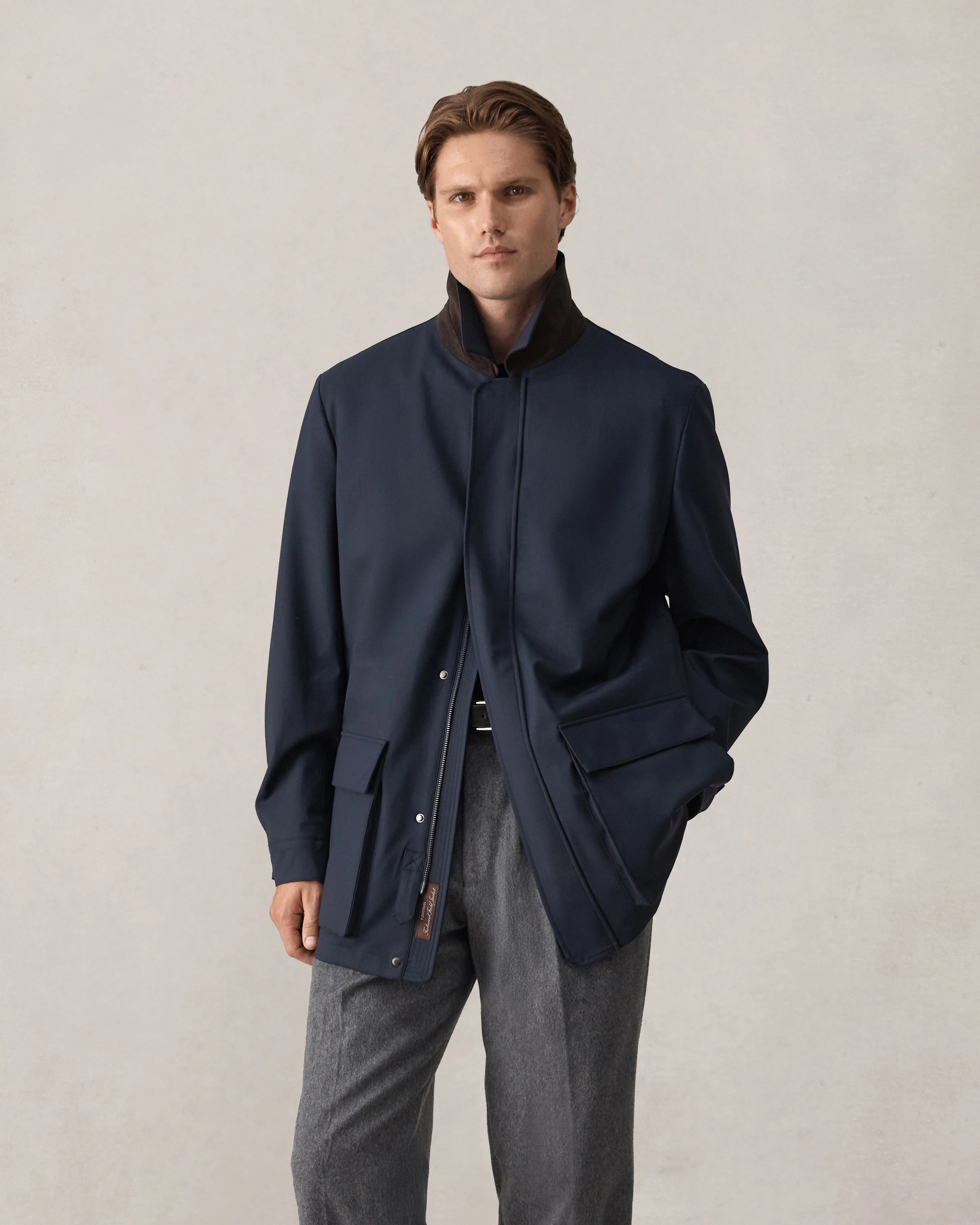 Bonded Field Jacket - Navy - Image 5