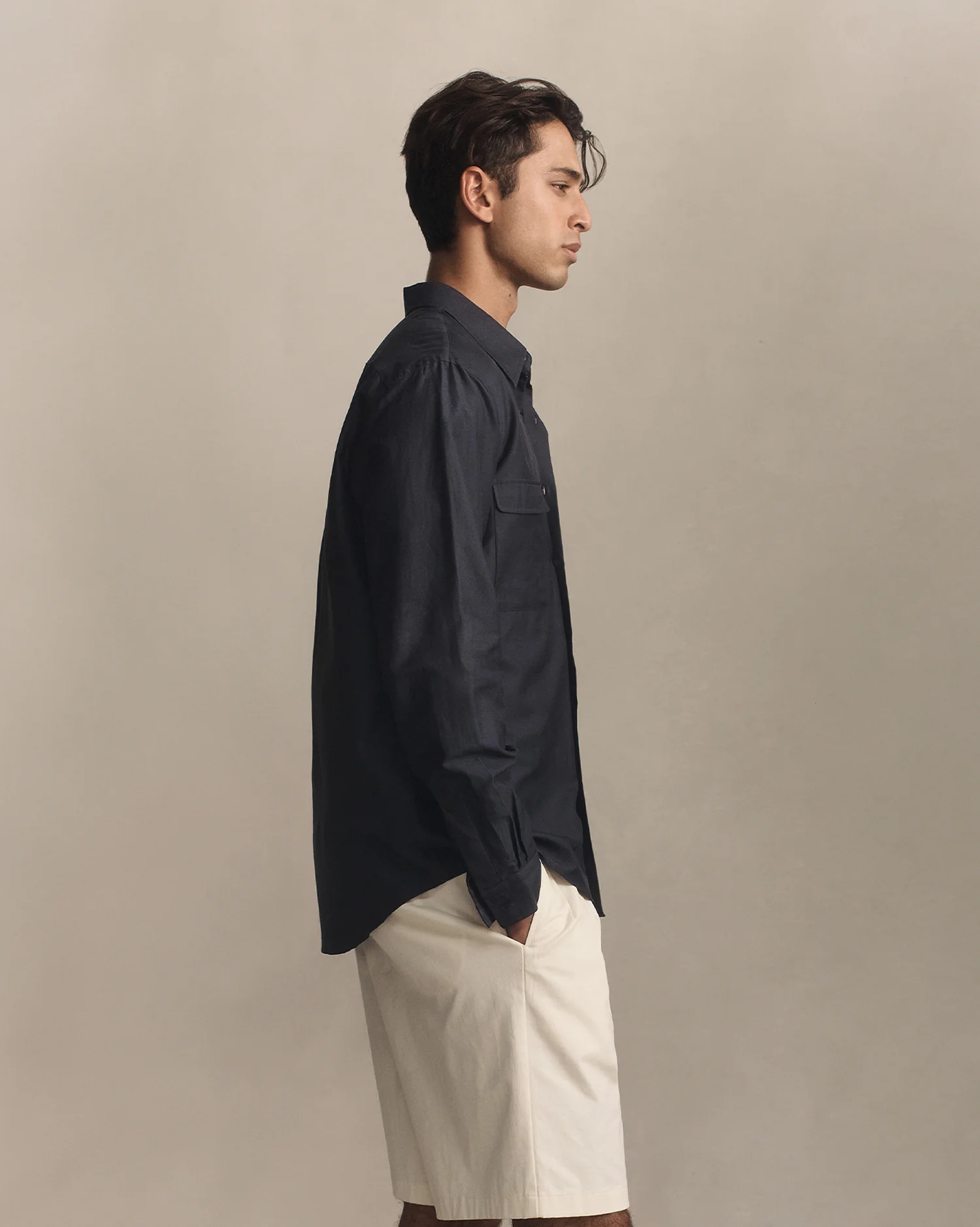 Bonnard Shirt - Navy - Image 4