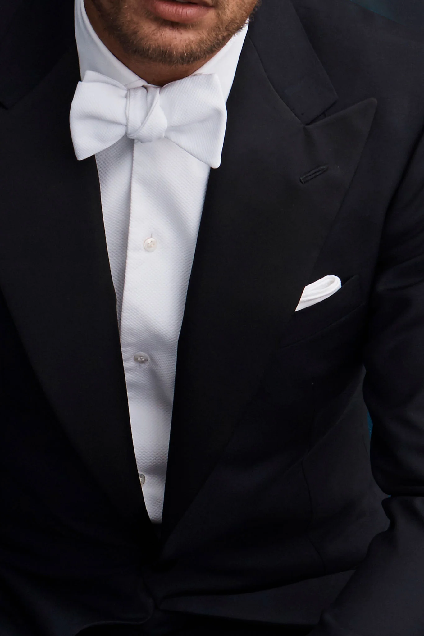 Bow Tie - White Marcella - Image 3