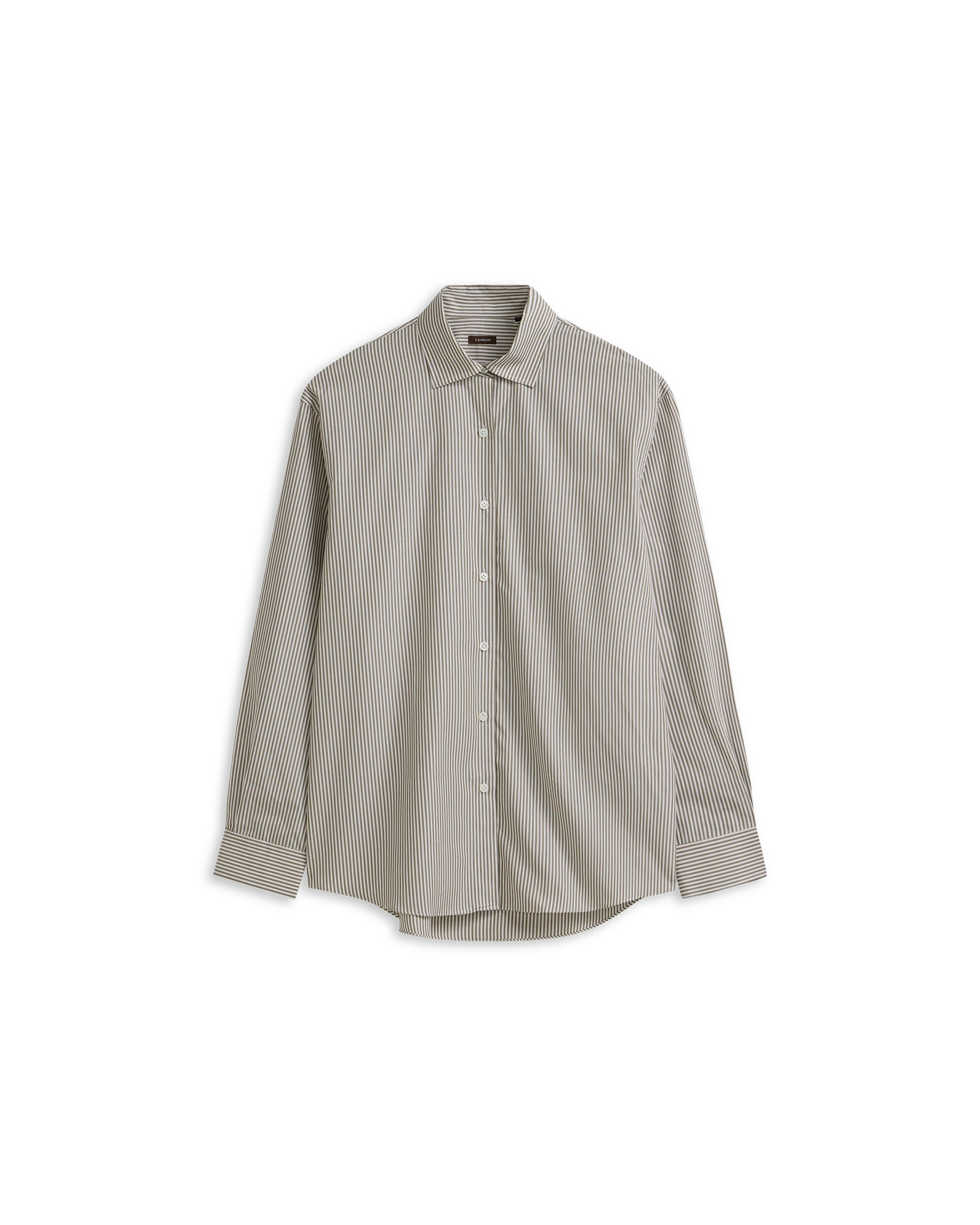Camilla Shirt - Chocolate Stripe