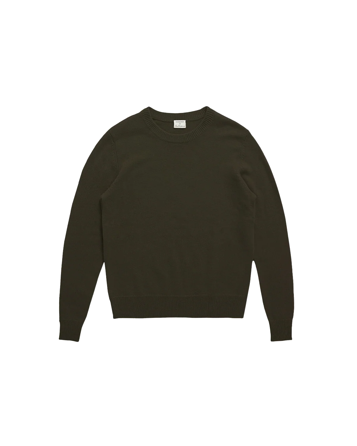 Cashmere Crew Neck - Milanese Green - Image 6