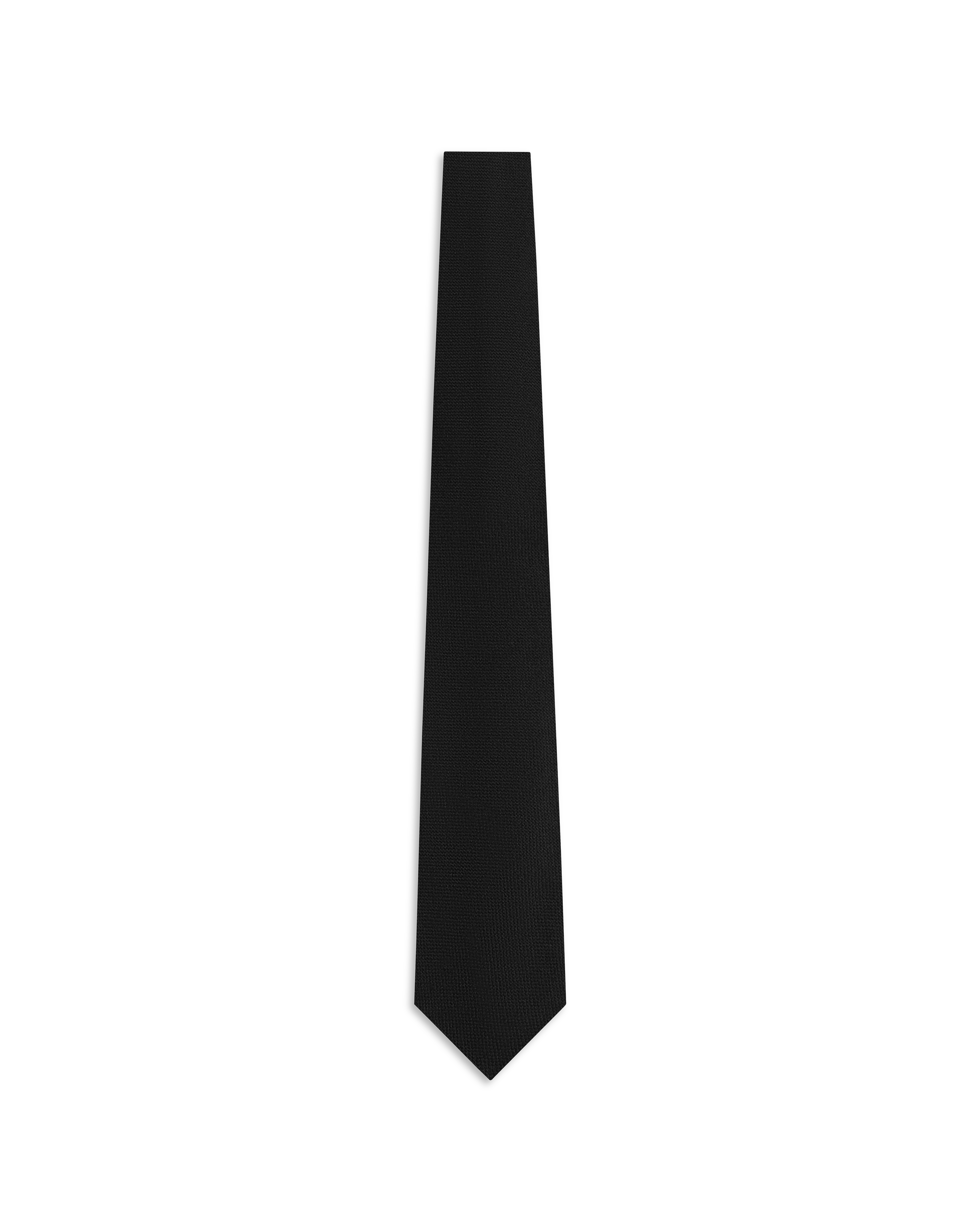 Cashmere Oxford Tie - Black
