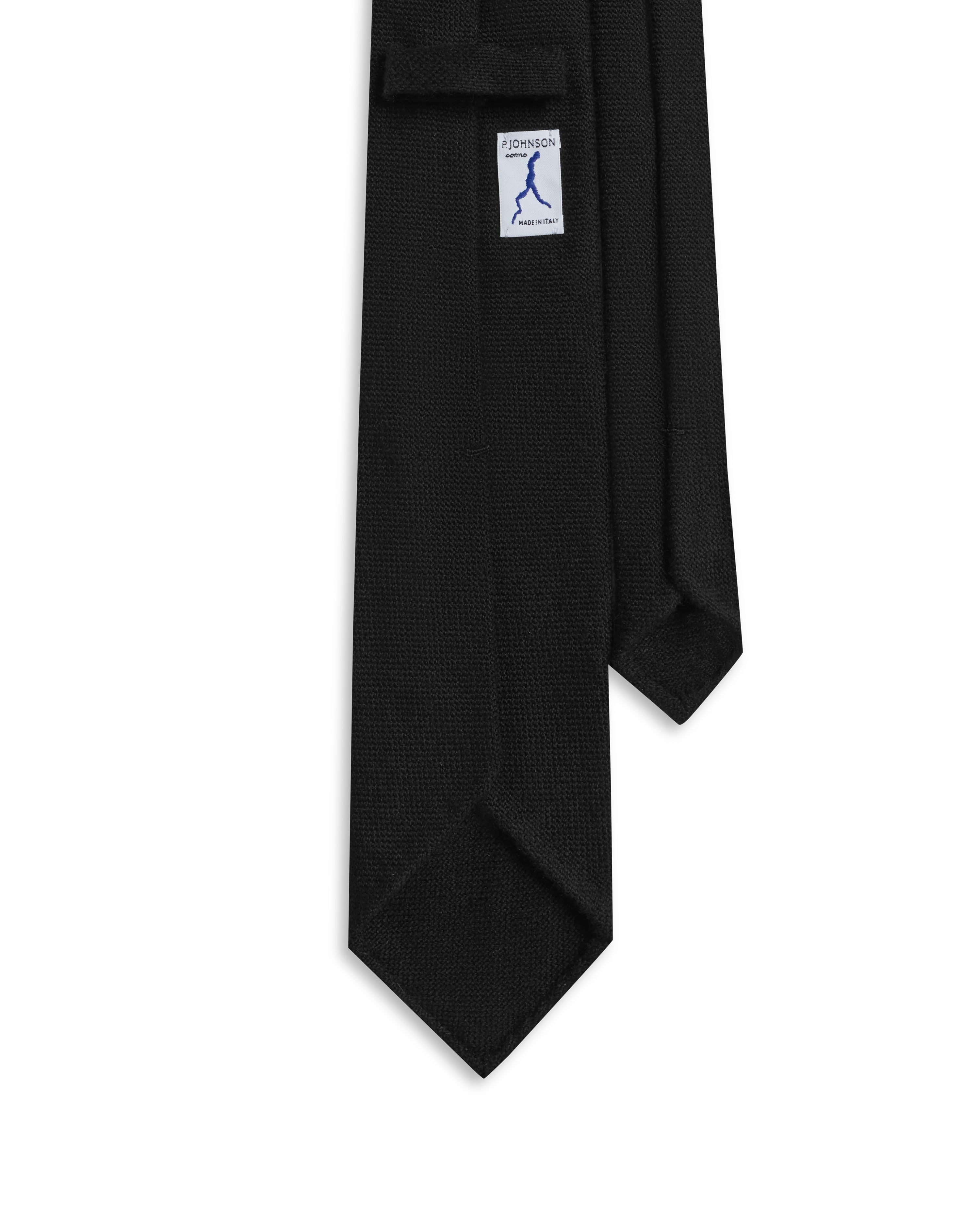 Cashmere Oxford Tie - Black - Image 2