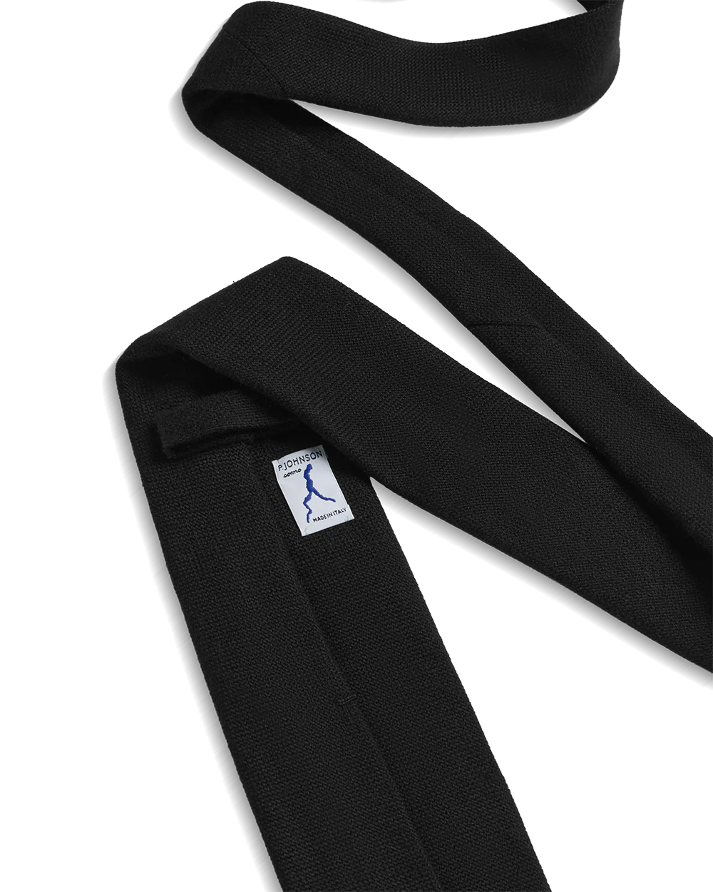 Cashmere Oxford Tie - Black - Image 3