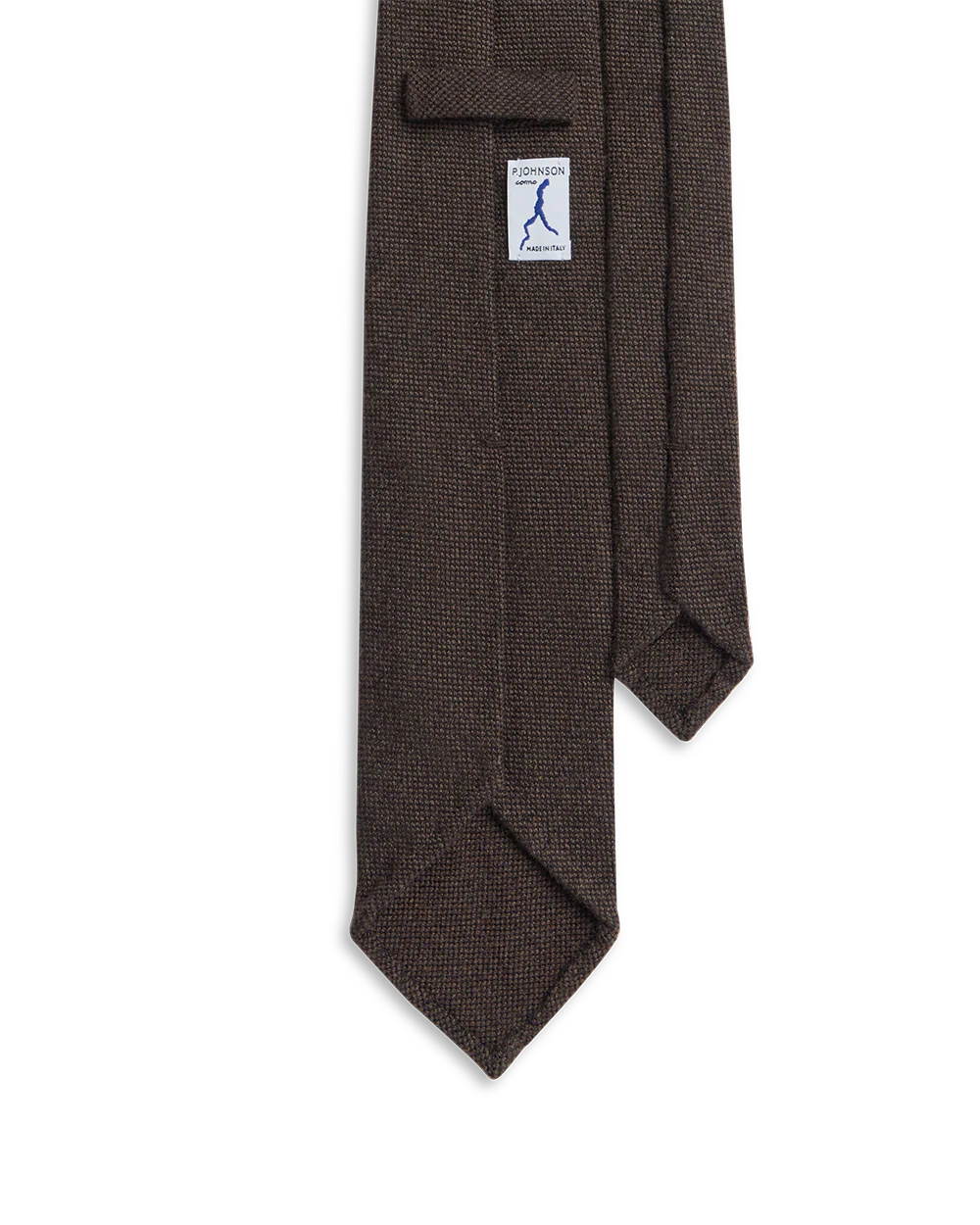 Cashmere Oxford Tie - Brown - Image 2