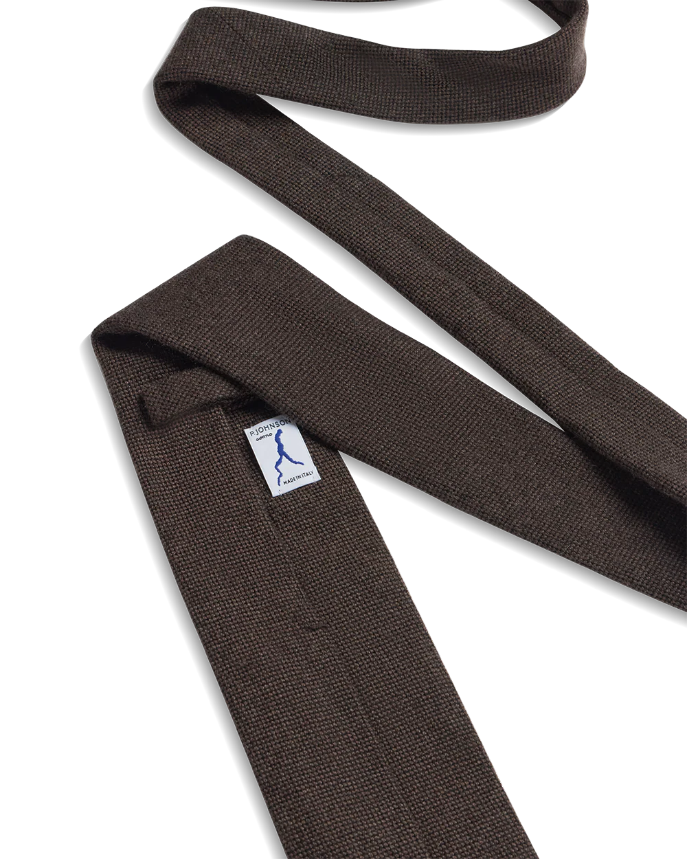 Cashmere Oxford Tie - Brown - Image 3