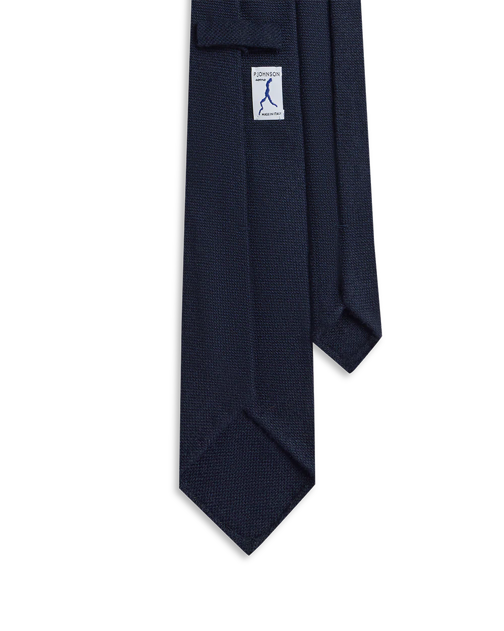 Cashmere Oxford Tie - Navy - Image 2