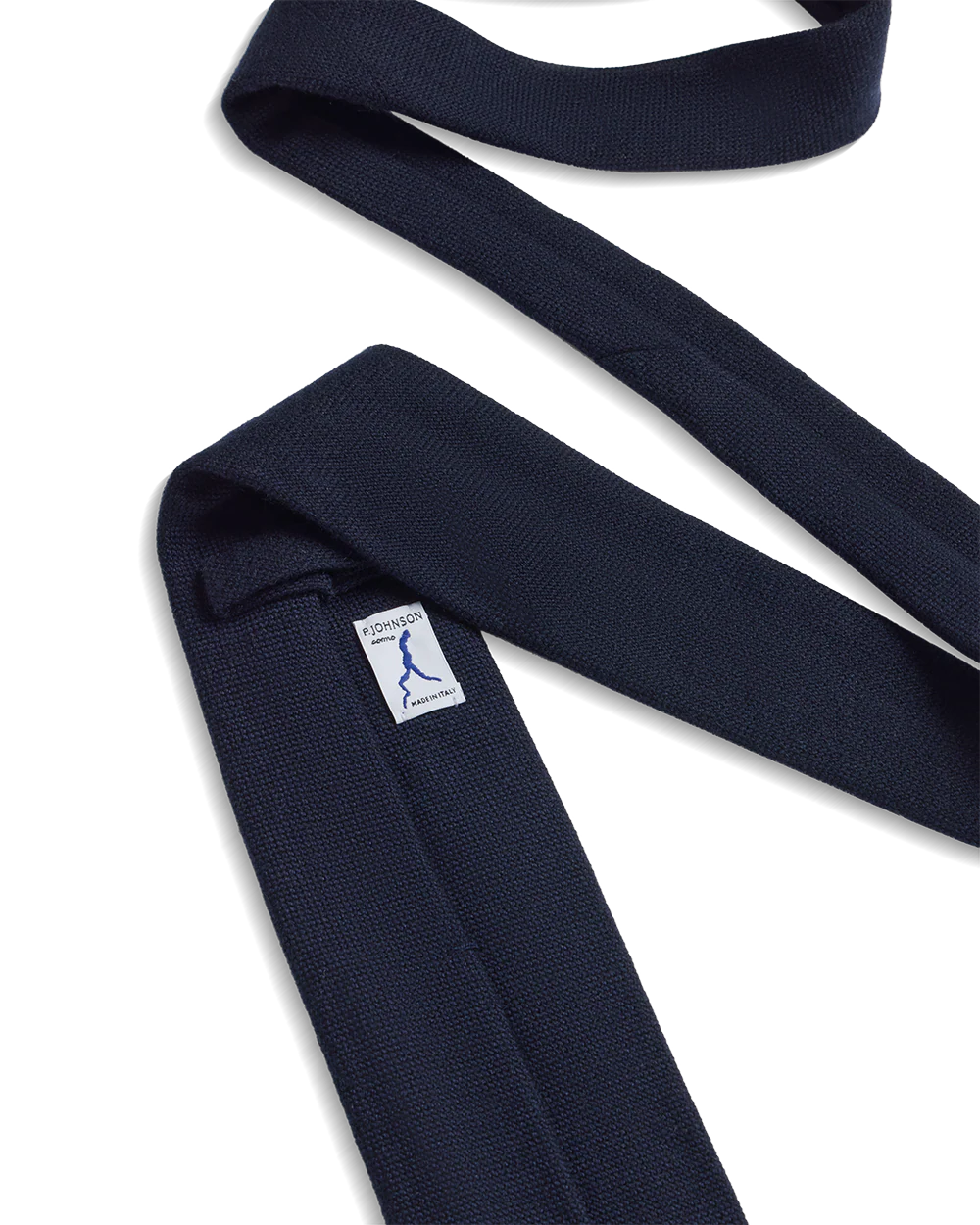 Cashmere Oxford Tie - Navy - Image 3
