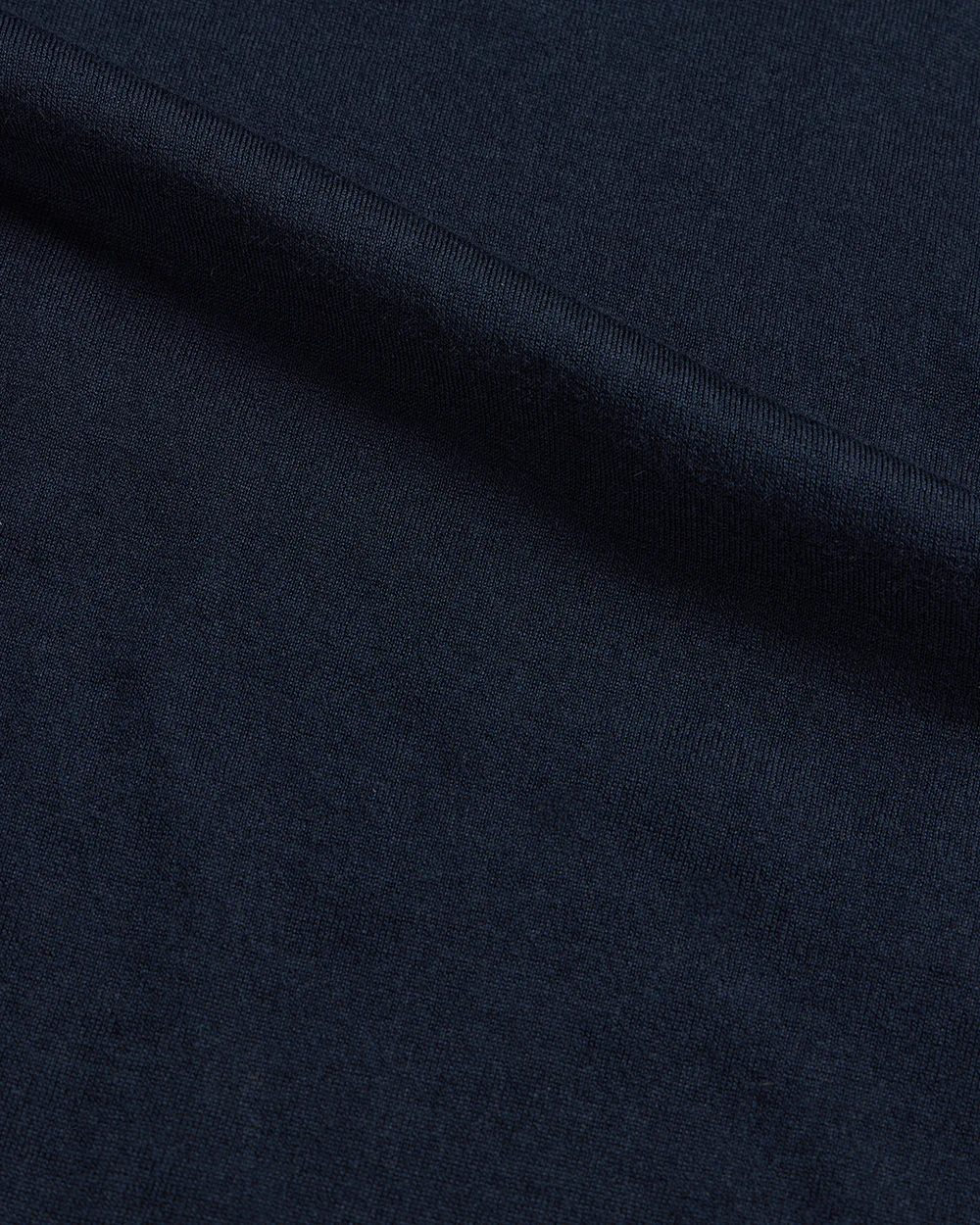 Cashmere Silk Superfine Crew Neck - Navy - Image 10