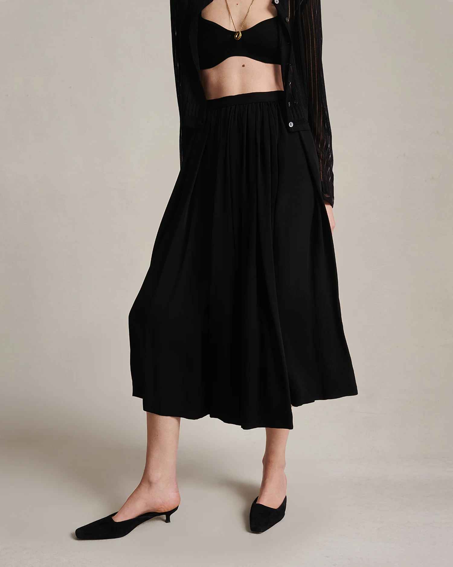 Cass Culottes - Black - Image 6