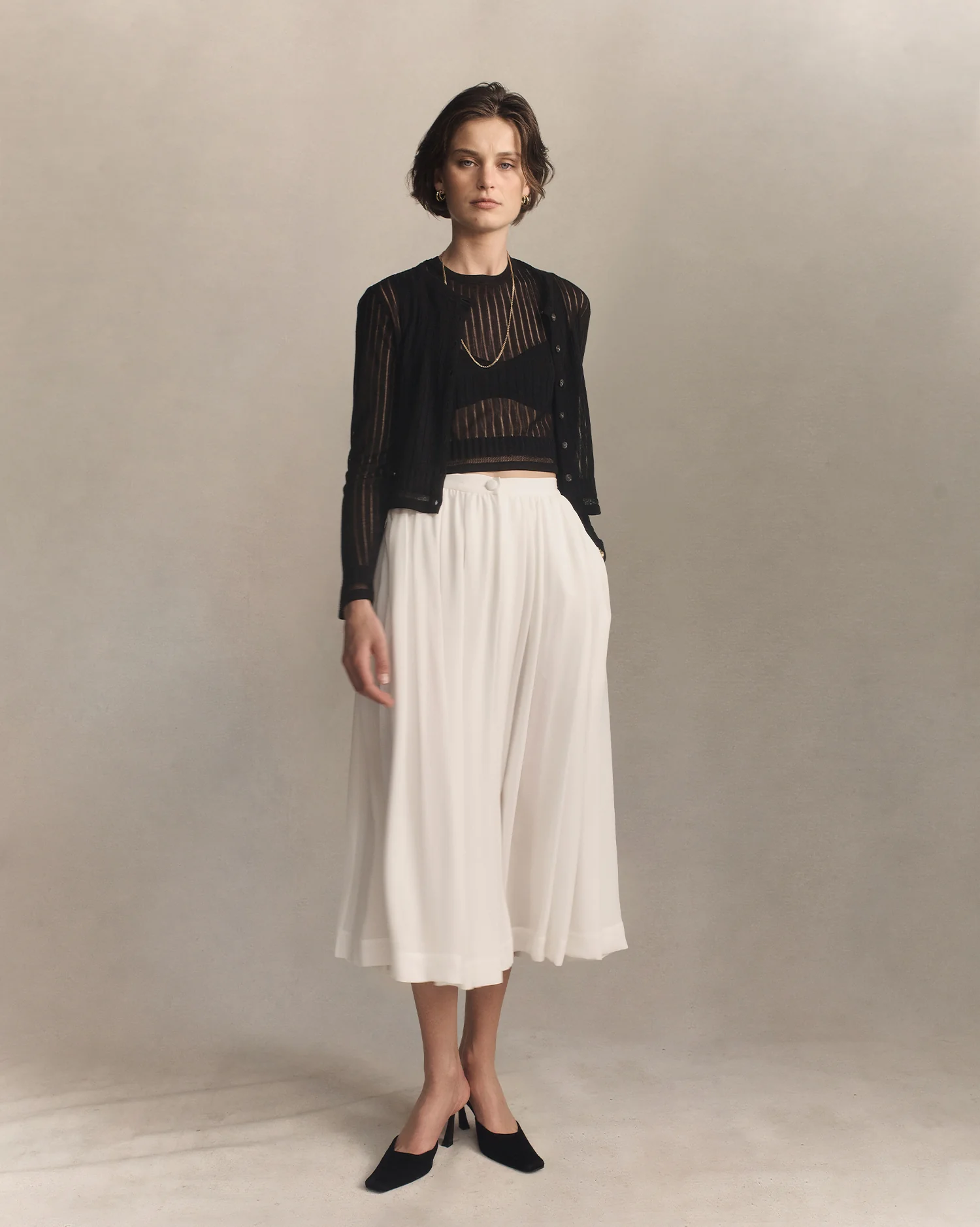 Cass Culottes - White - Image 2