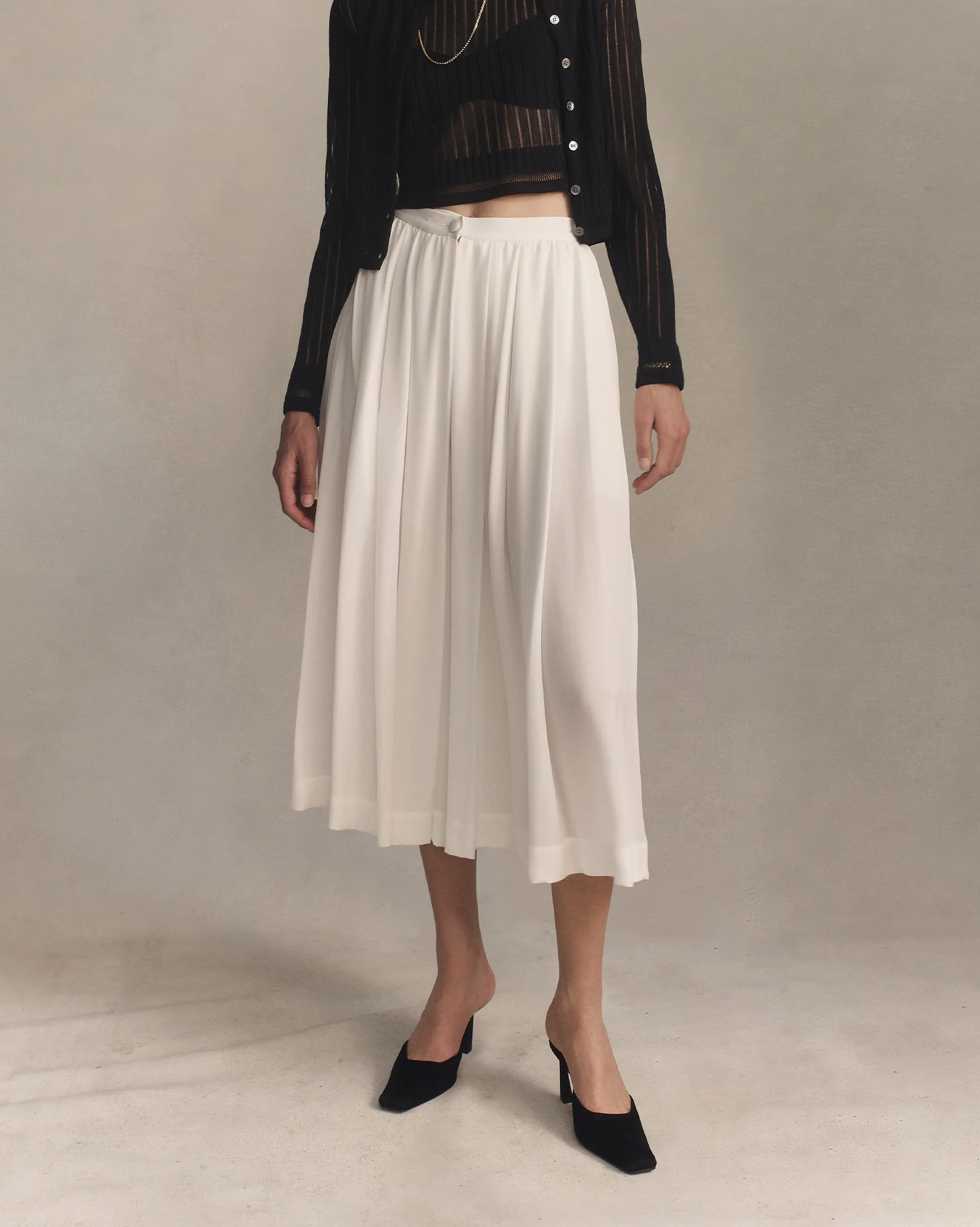 Cass Culottes - White - Image 3