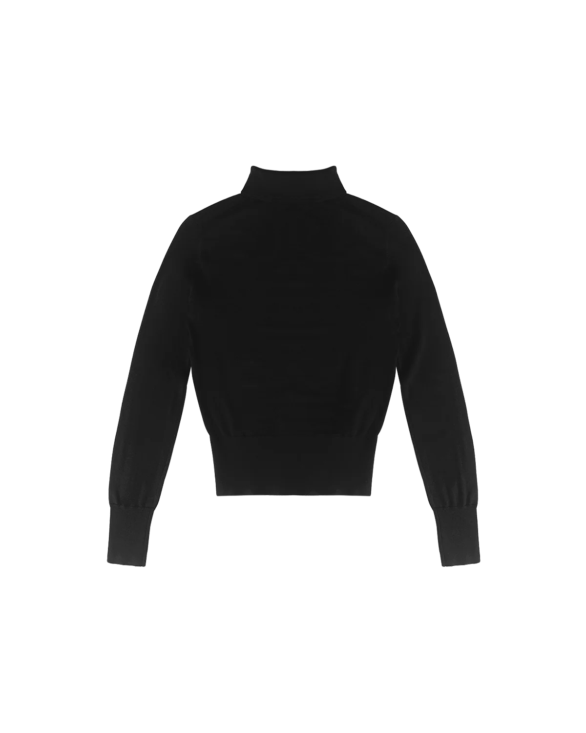 Cass Merino Roll Neck - Black - Image 3