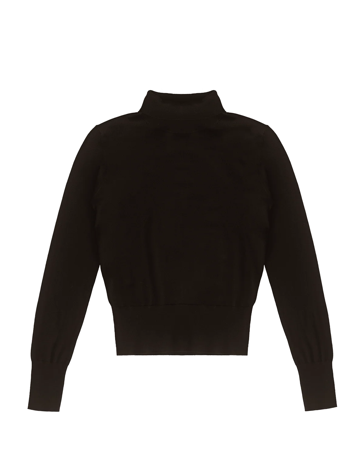 Cass Merino Roll Neck - Espresso - Image 2