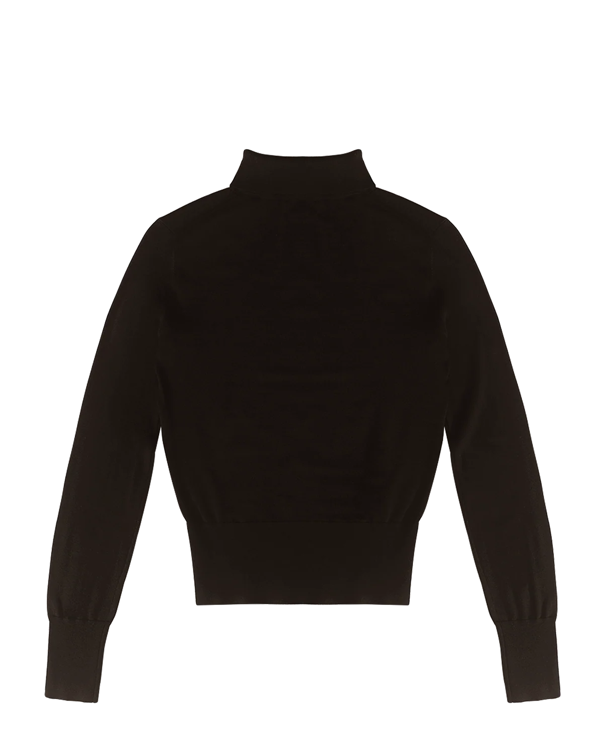 Cass Merino Roll Neck - Espresso - Image 3