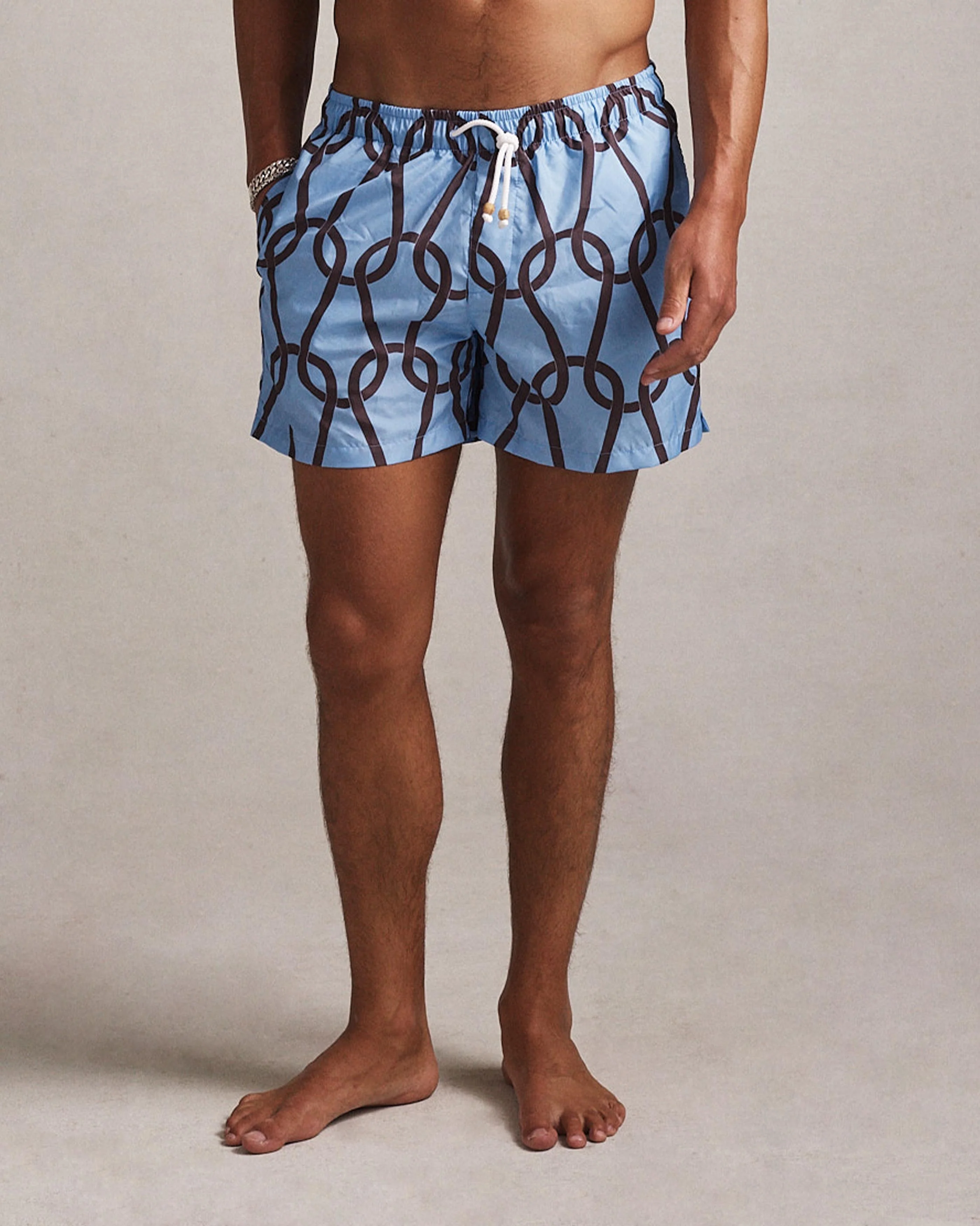 Chainmail Swim Short - Blue