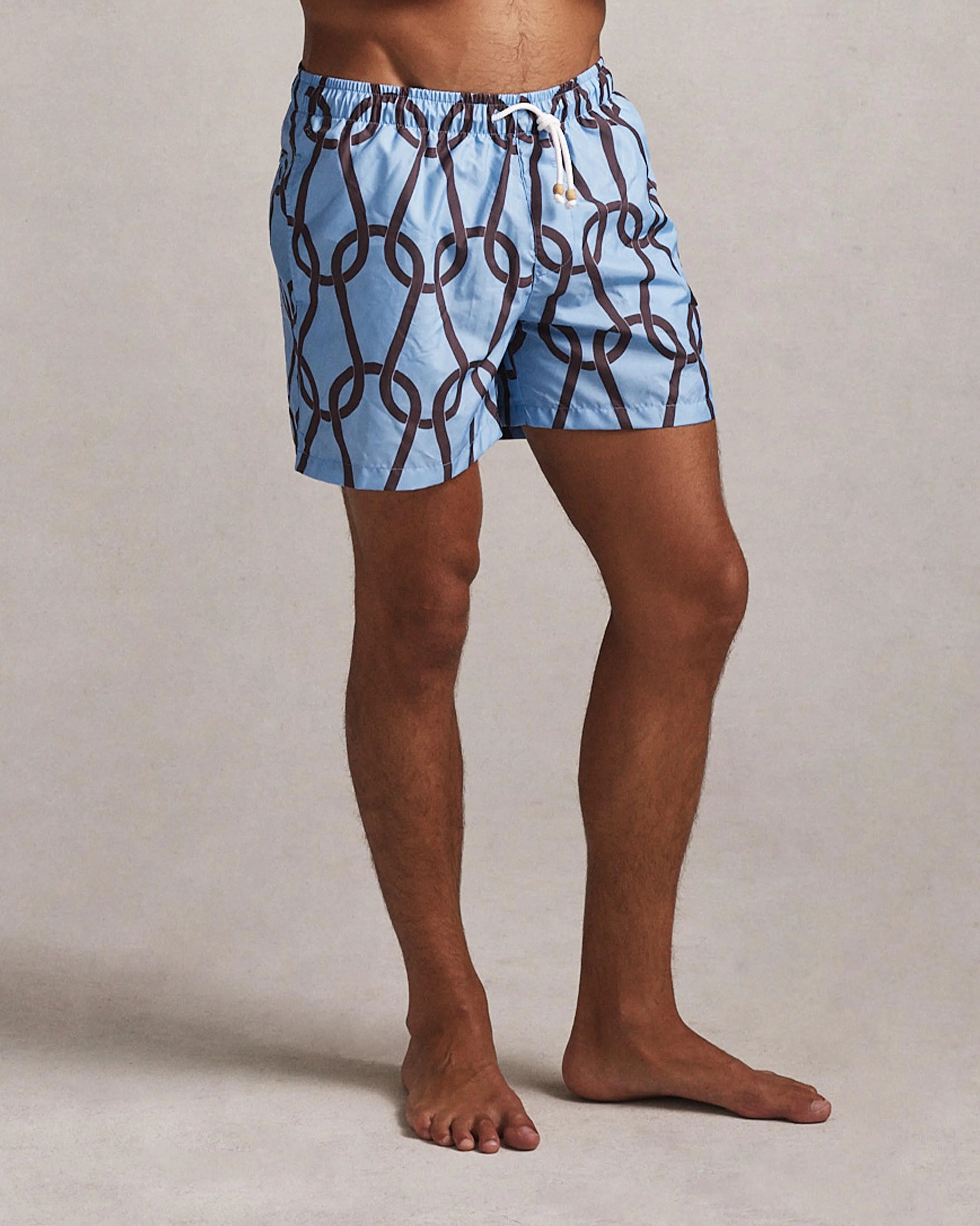 Chainmail Swim Short - Blue - Image 2
