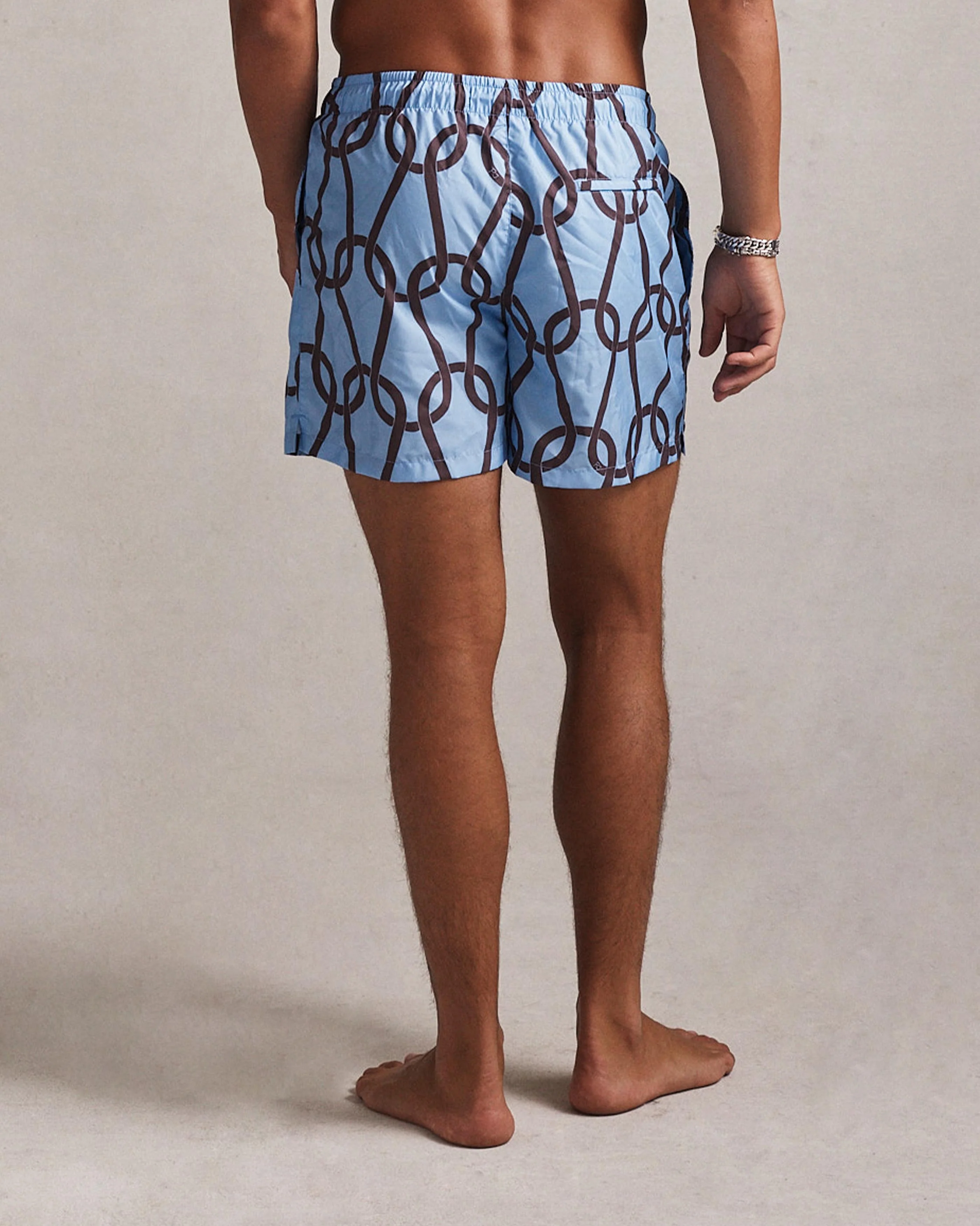 Chainmail Swim Short - Blue - Image 3