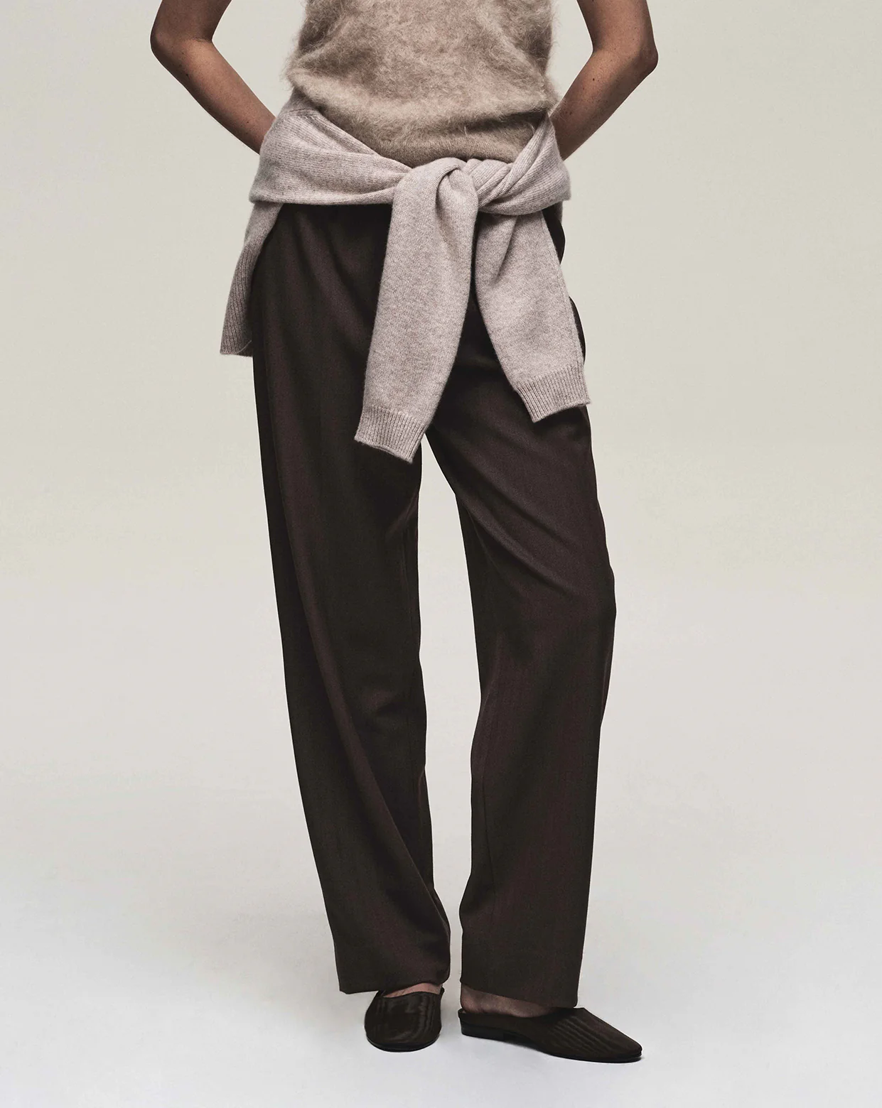 Moire Femme Mule - Chocolate - Image 3