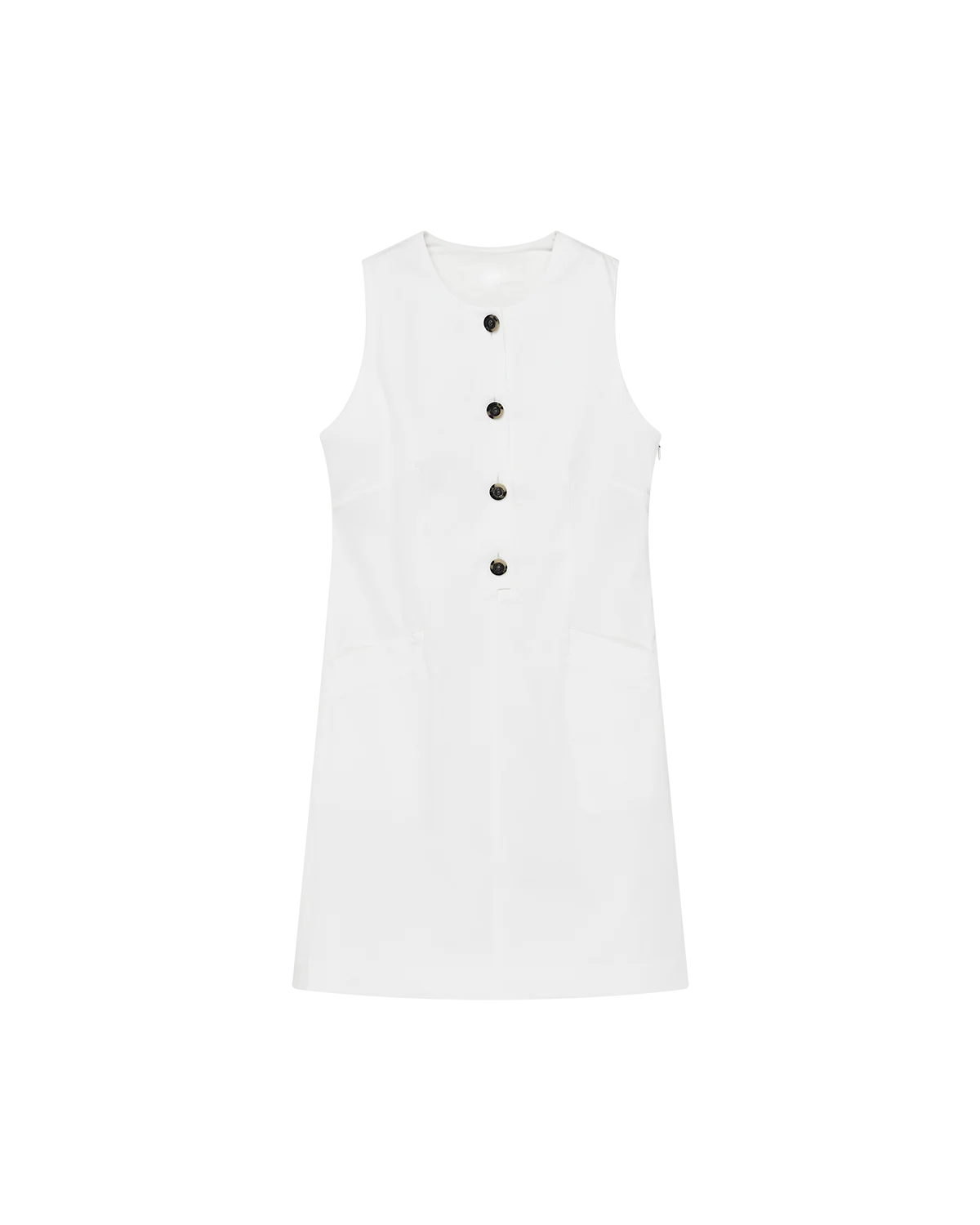 Christy Dress - White Rib - Image 7