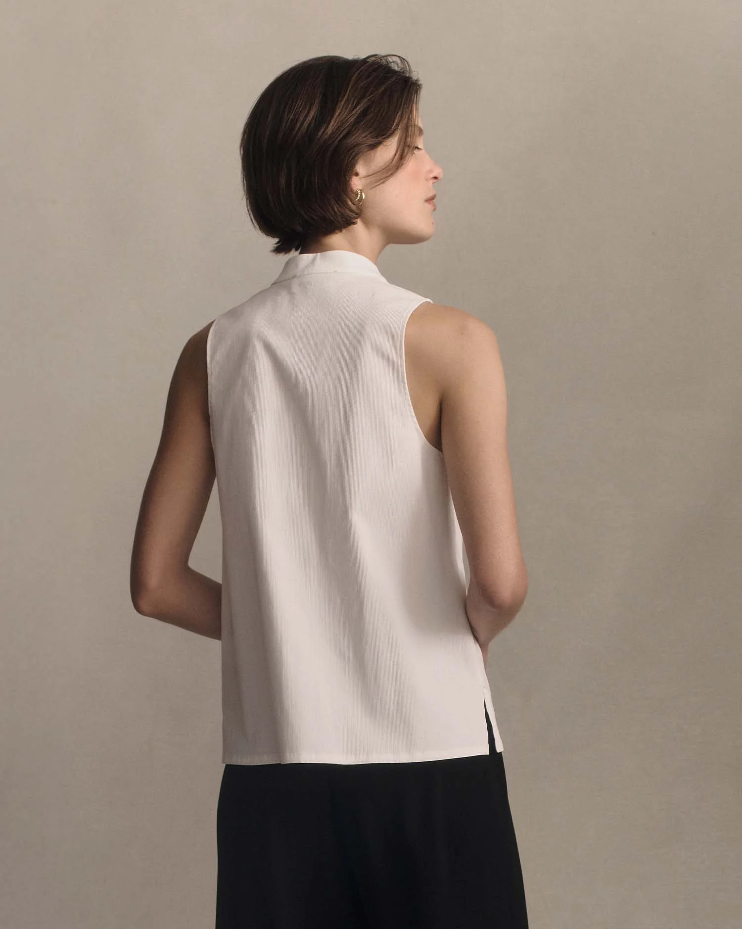 Christy Top - White Rib - Image 3