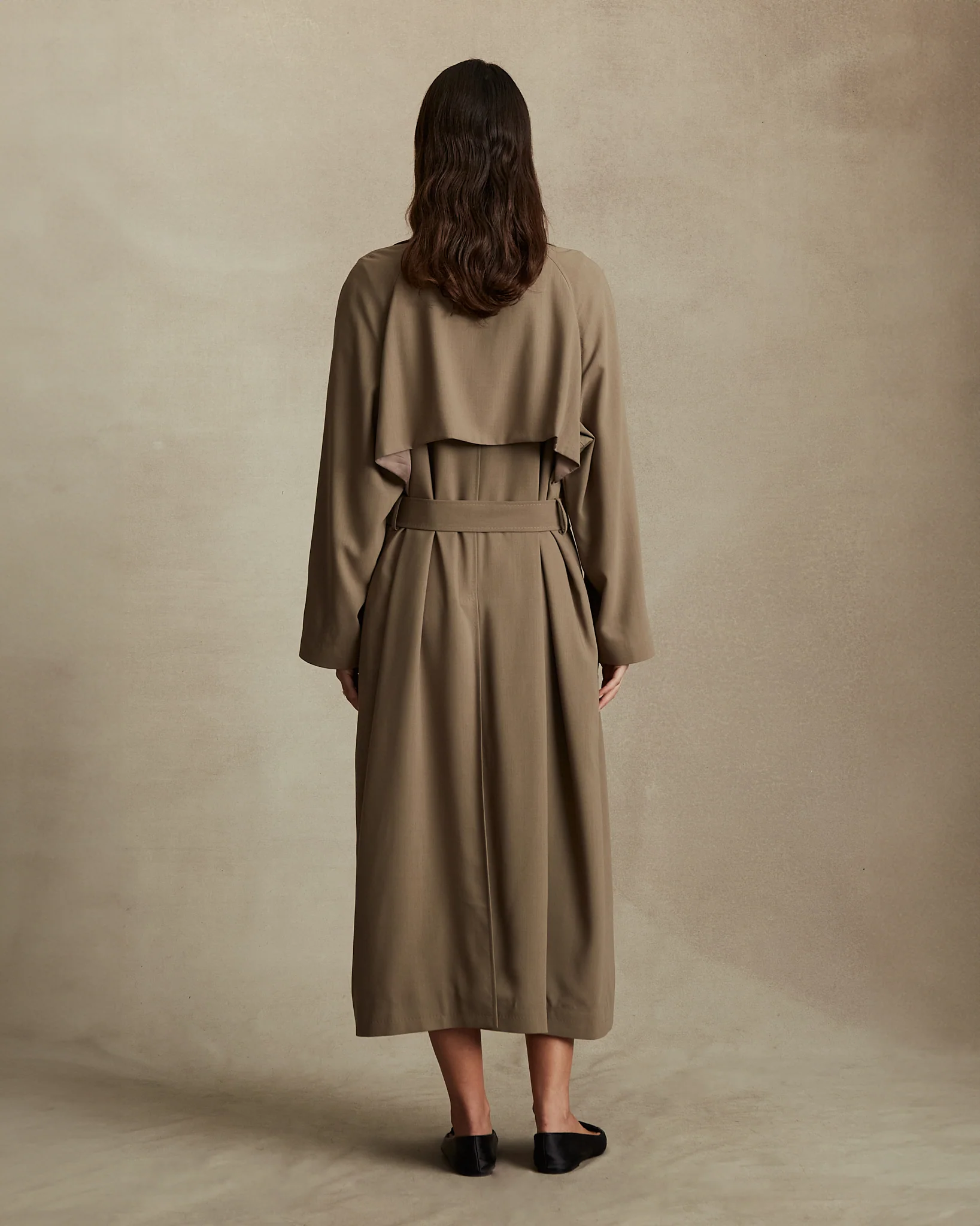 Clara Trench Coat - Taupe - Image 3