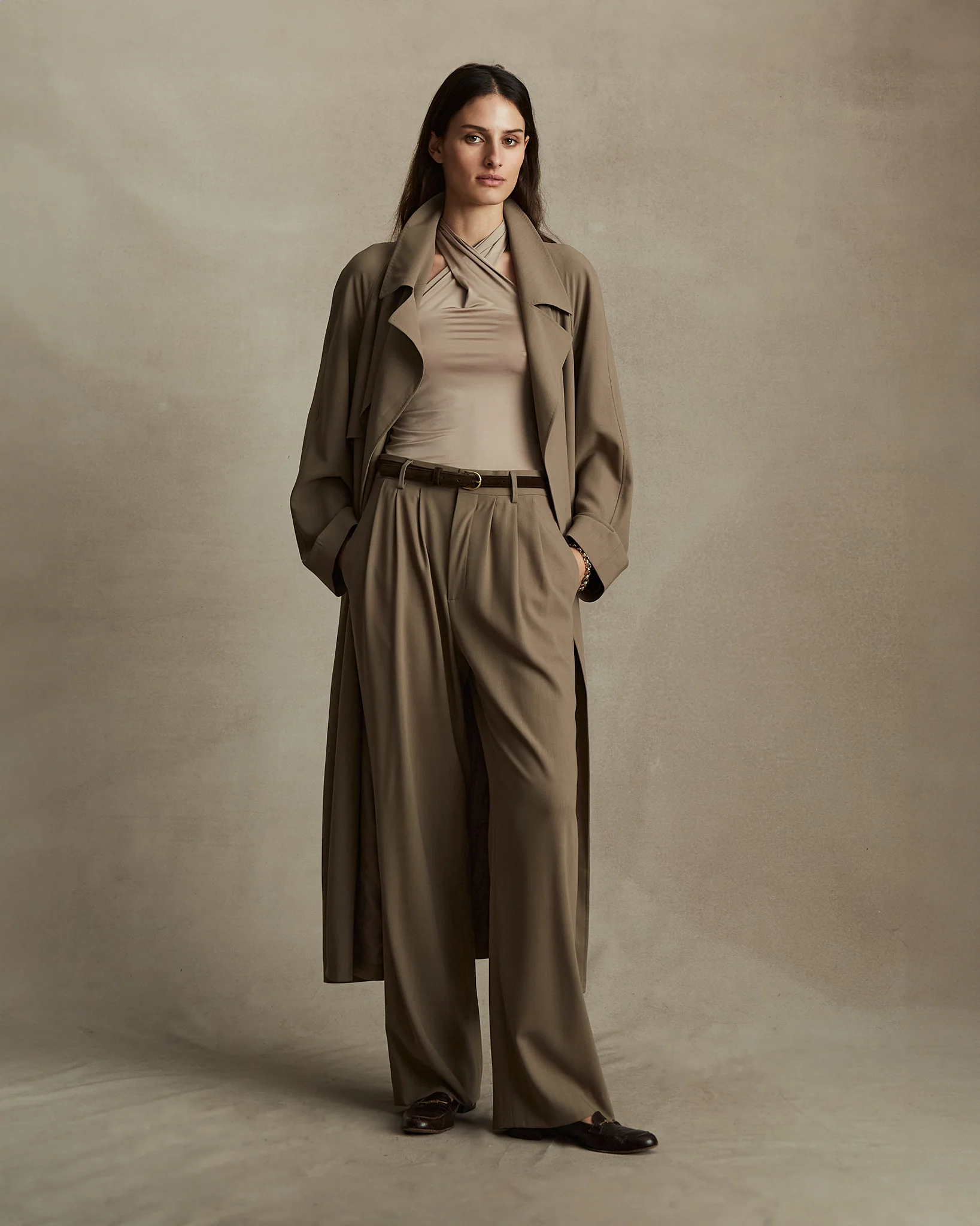 Clara Trench Coat - Taupe - Image 6