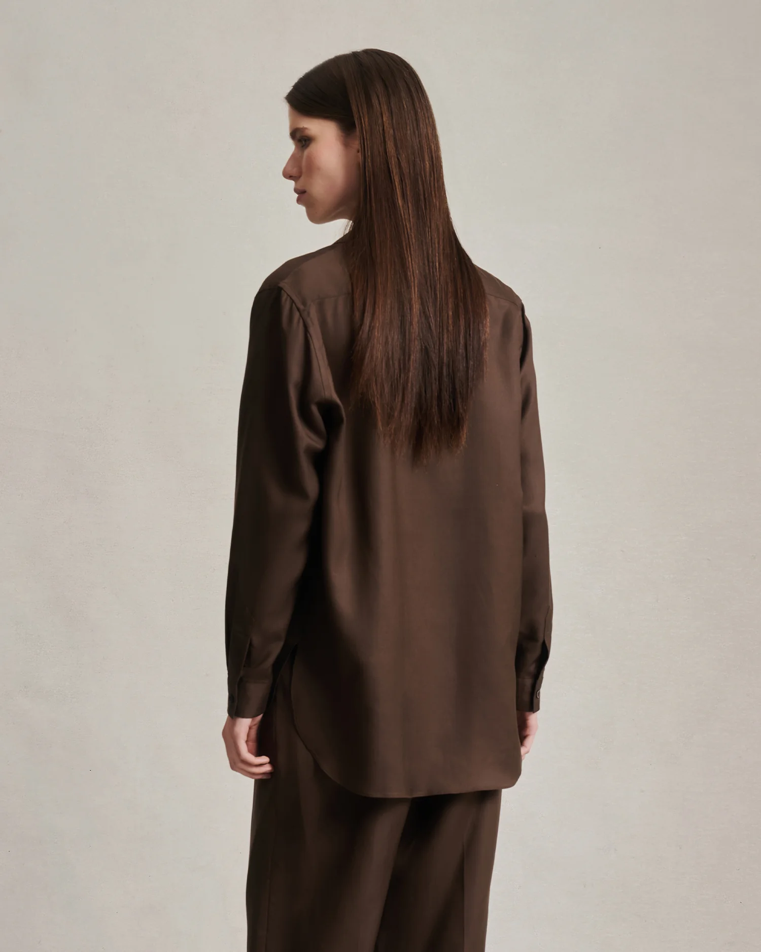 Classic Shirt - Chocolate Dupioni - Image 5