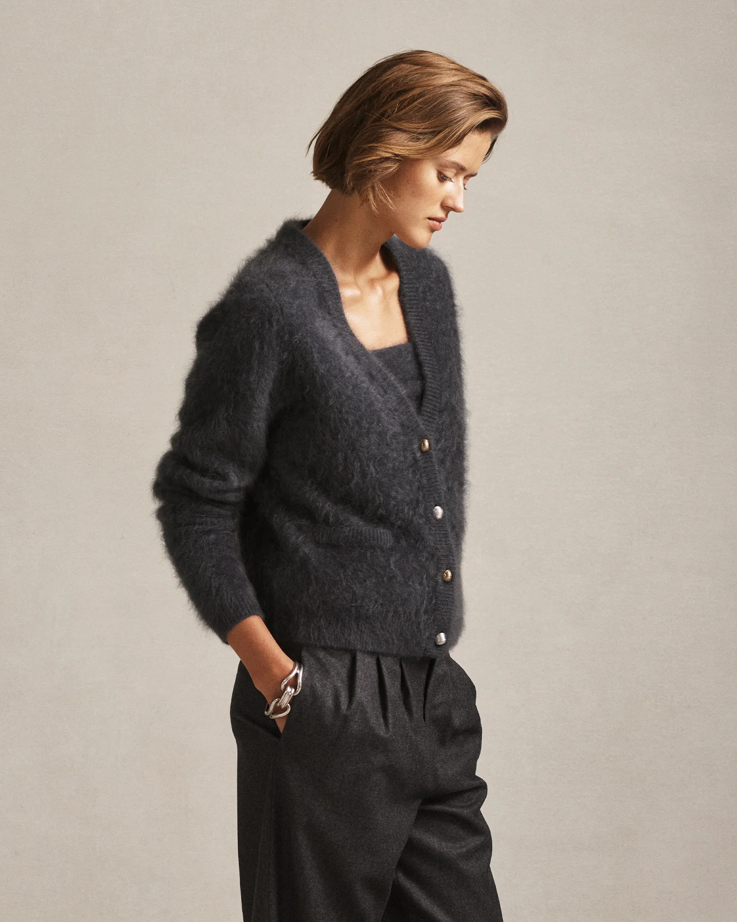 Claudia Cardigan - Slate - Image 3