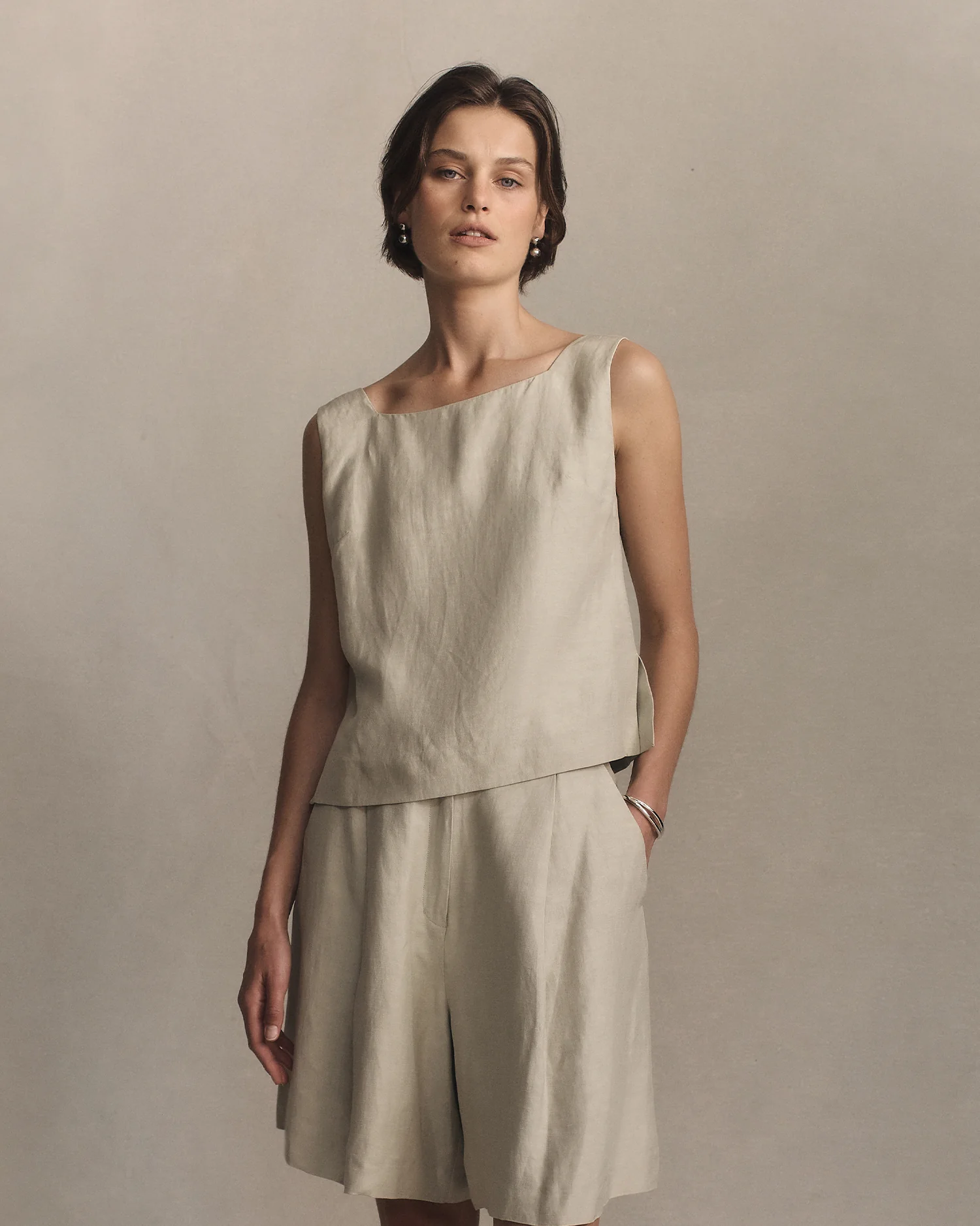 Colette Tunic - Greige