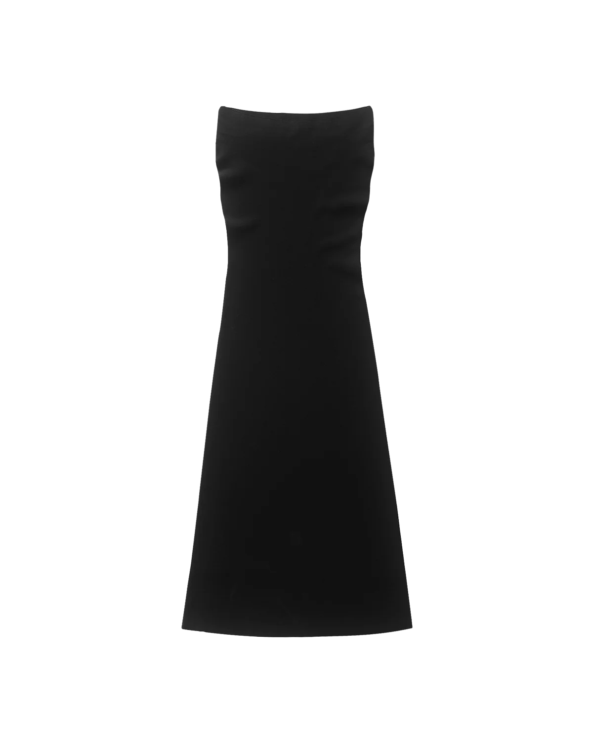 Coralie Off Shoulder Knit Dress - Black - Image 6